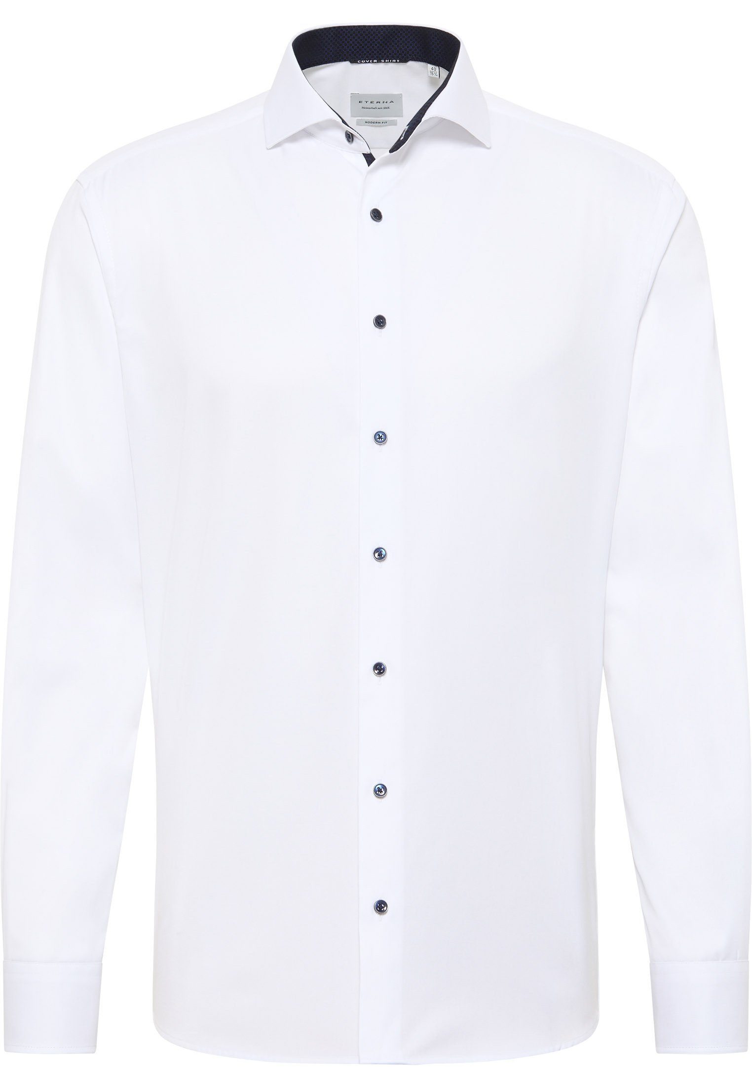 Eterna Overhemd met lange mouwen MODERN FIT NON IRON (strijkvrij)