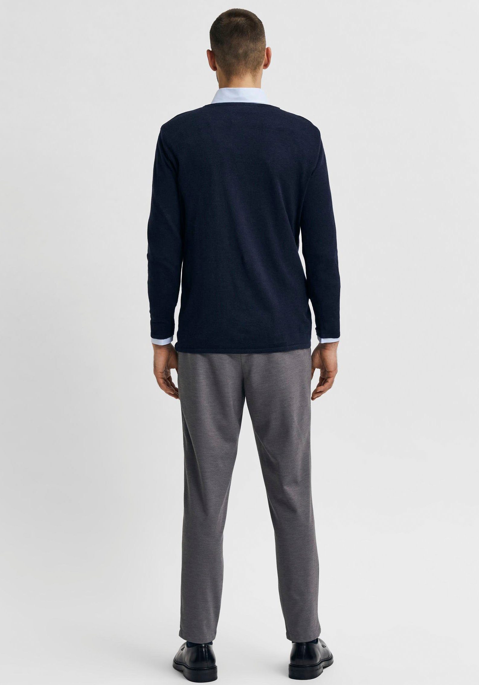 SELECTED HOMME Trui met ronde hals ROME KNIT