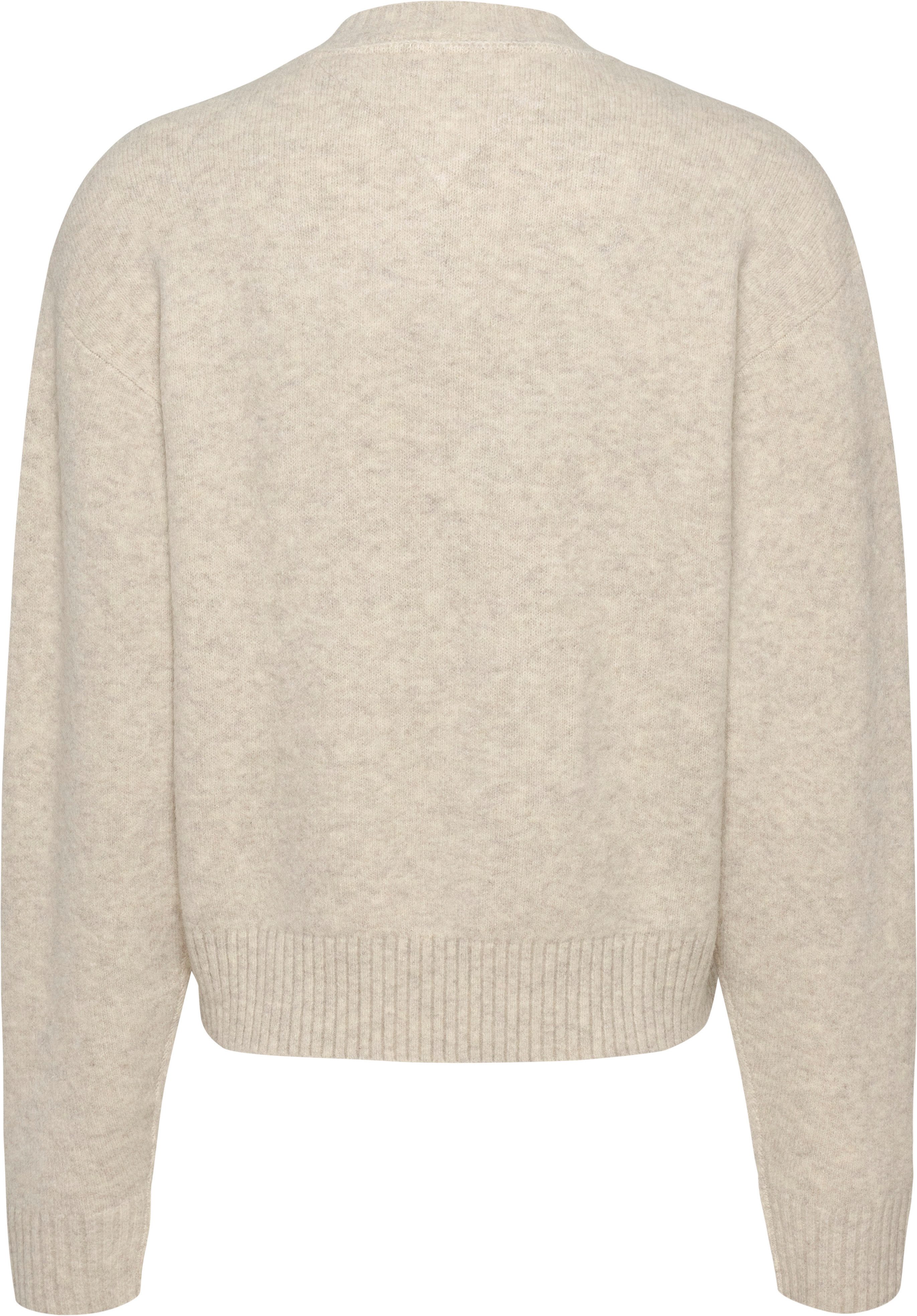 TOMMY JEANS Gebreide trui TJW MELANGE FLAG SWEATER EXT