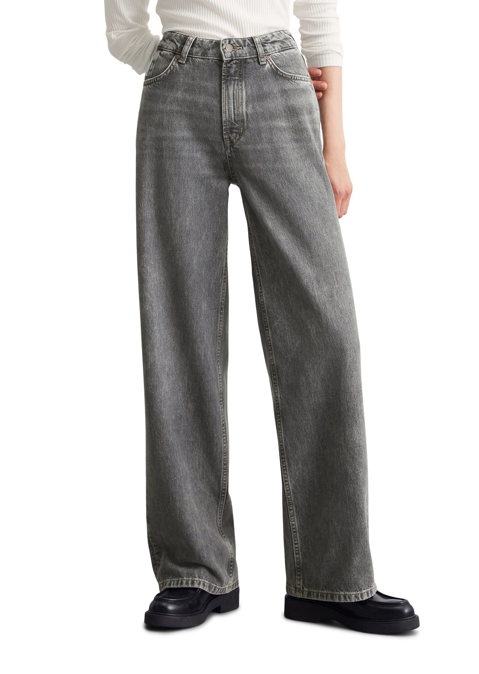 Marc O'Polo DENIM Wijde jeans wijde vorm 5-pocket stijl