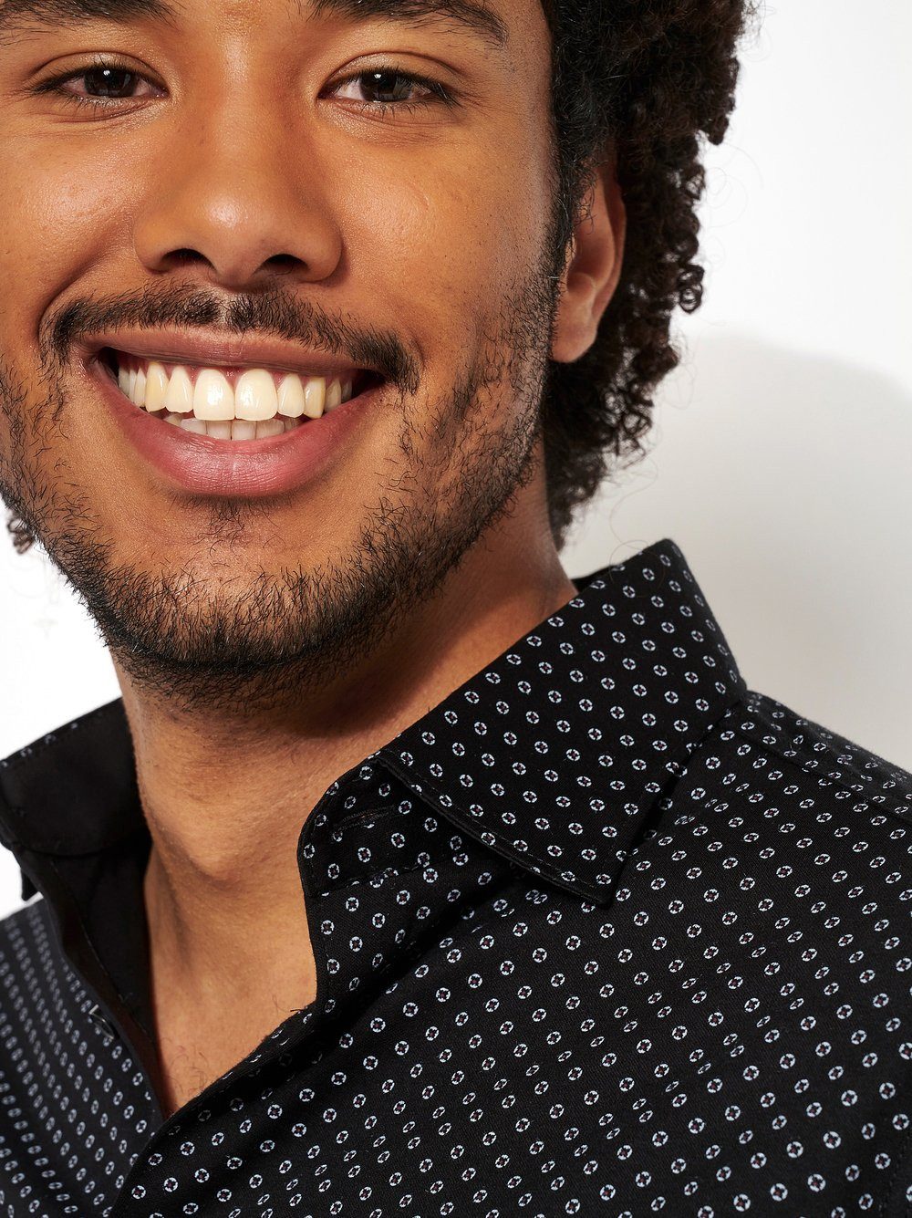 Desoto Businessoverhemd Casual Kent 1/1 Met minimal-print
