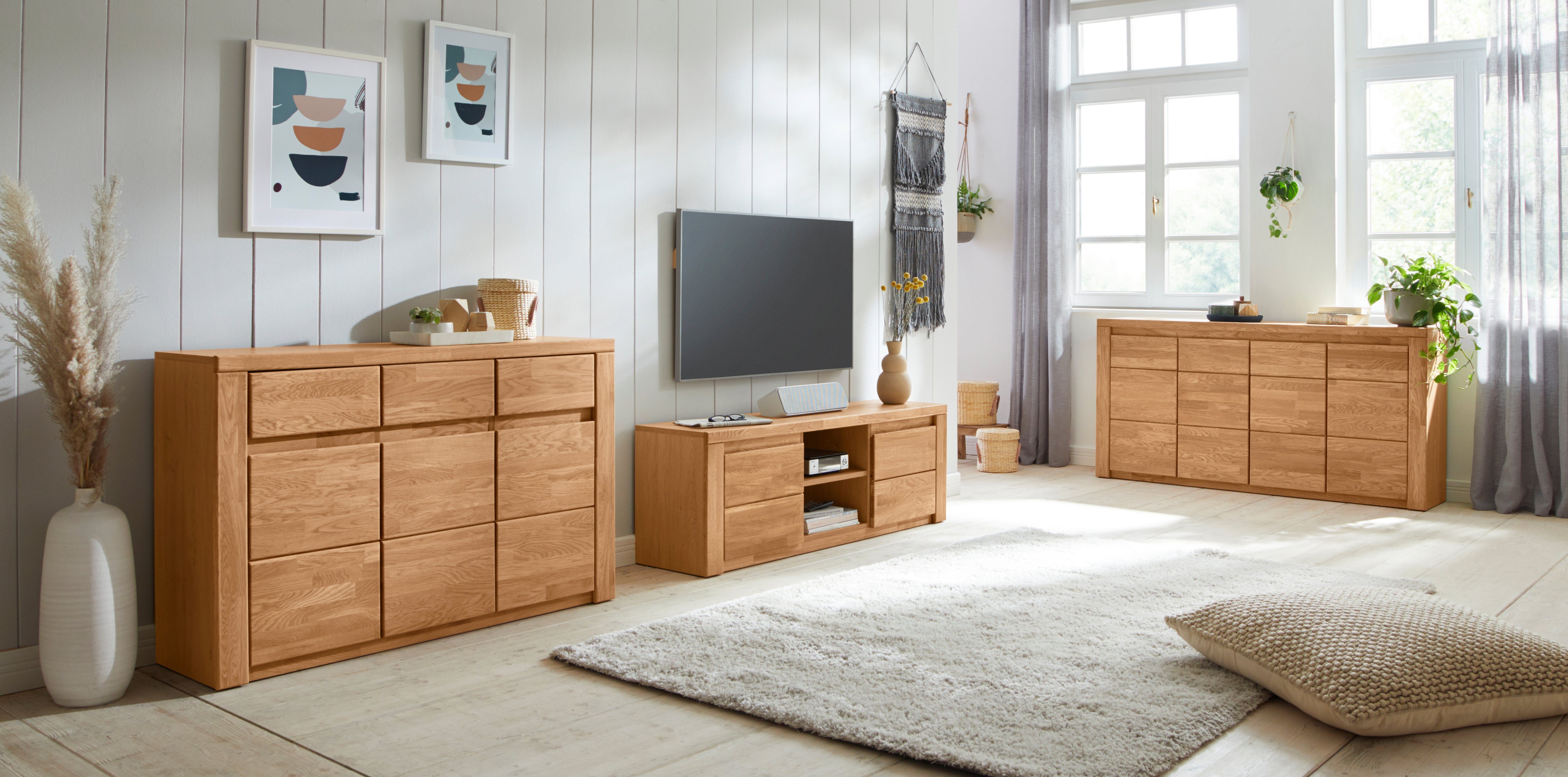 Home affaire Tv-meubel Burani greeploze optiek