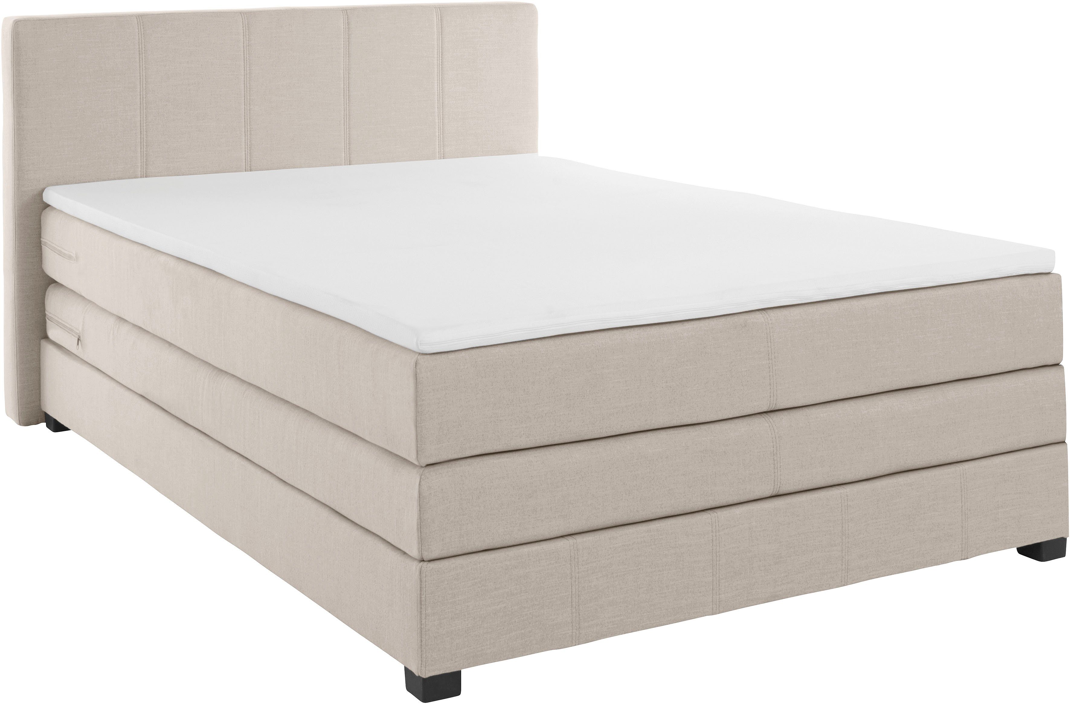 OTTO products Boxspring Peetu Pocketveringsmatras, in 4 breedten en 4 kleuren, incl. topmatras