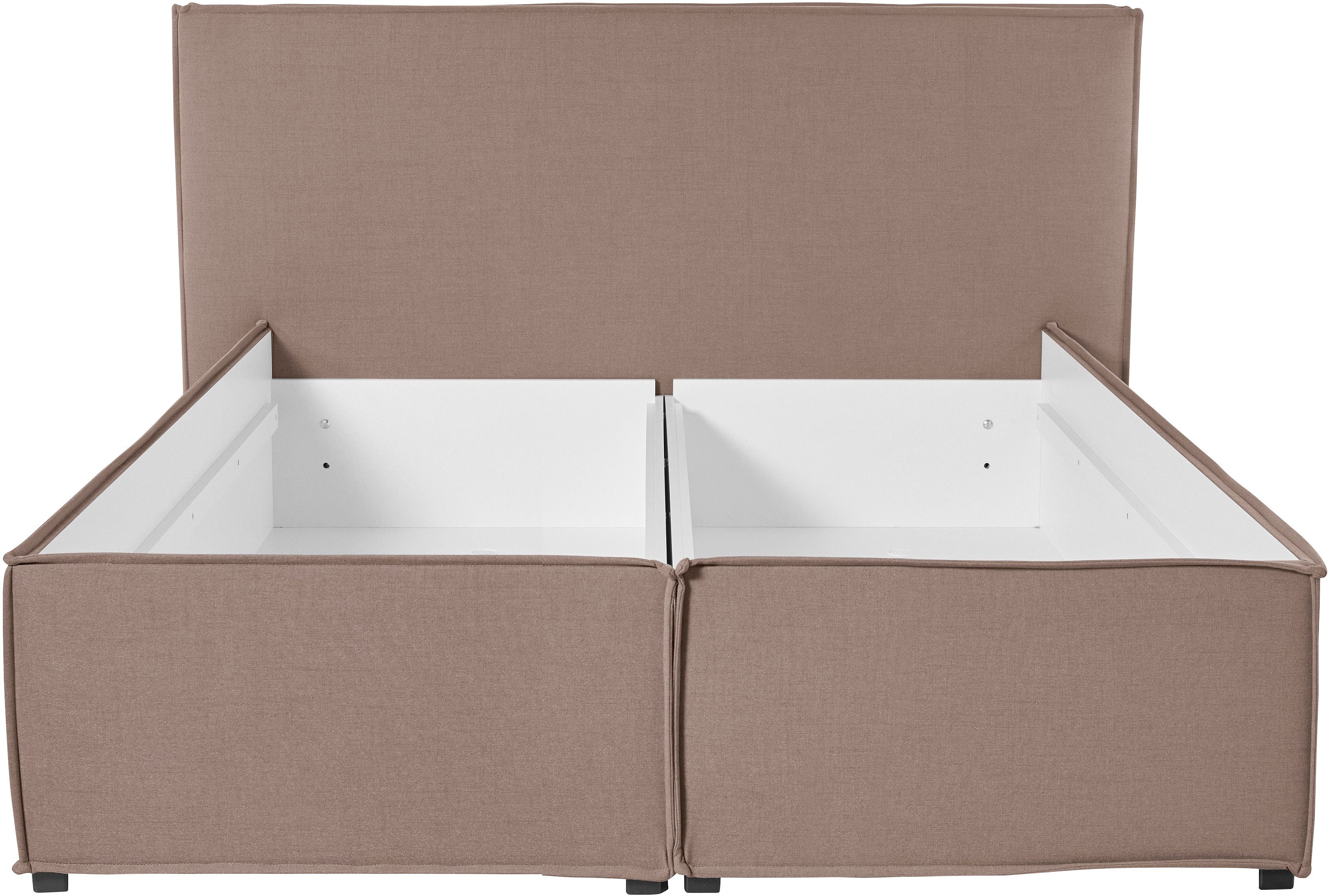LeGer Home by Lena Gercke Gestoffeerd bed Isaline naar keuze zonder matras of met 3 matrassoorten, hoofdbordhoogte 107 cm
