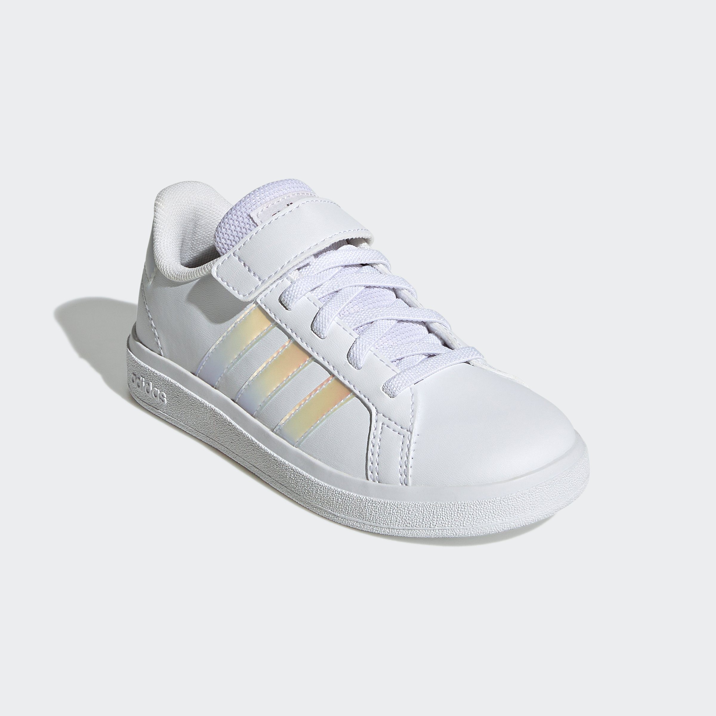 adidas sportswear sneakers grand court lifestyle court elastic lace and top strap wit
