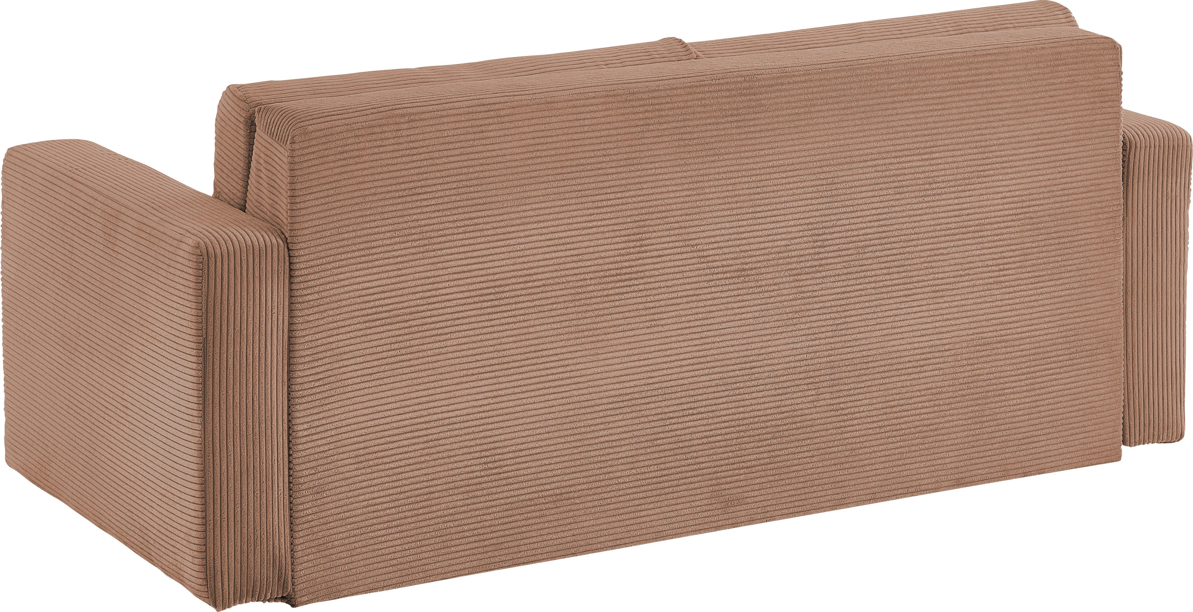 ATLANTIC home collection Slaapbank Rolando geschikt als volwaardig bed inclusief hoogwaardig matras