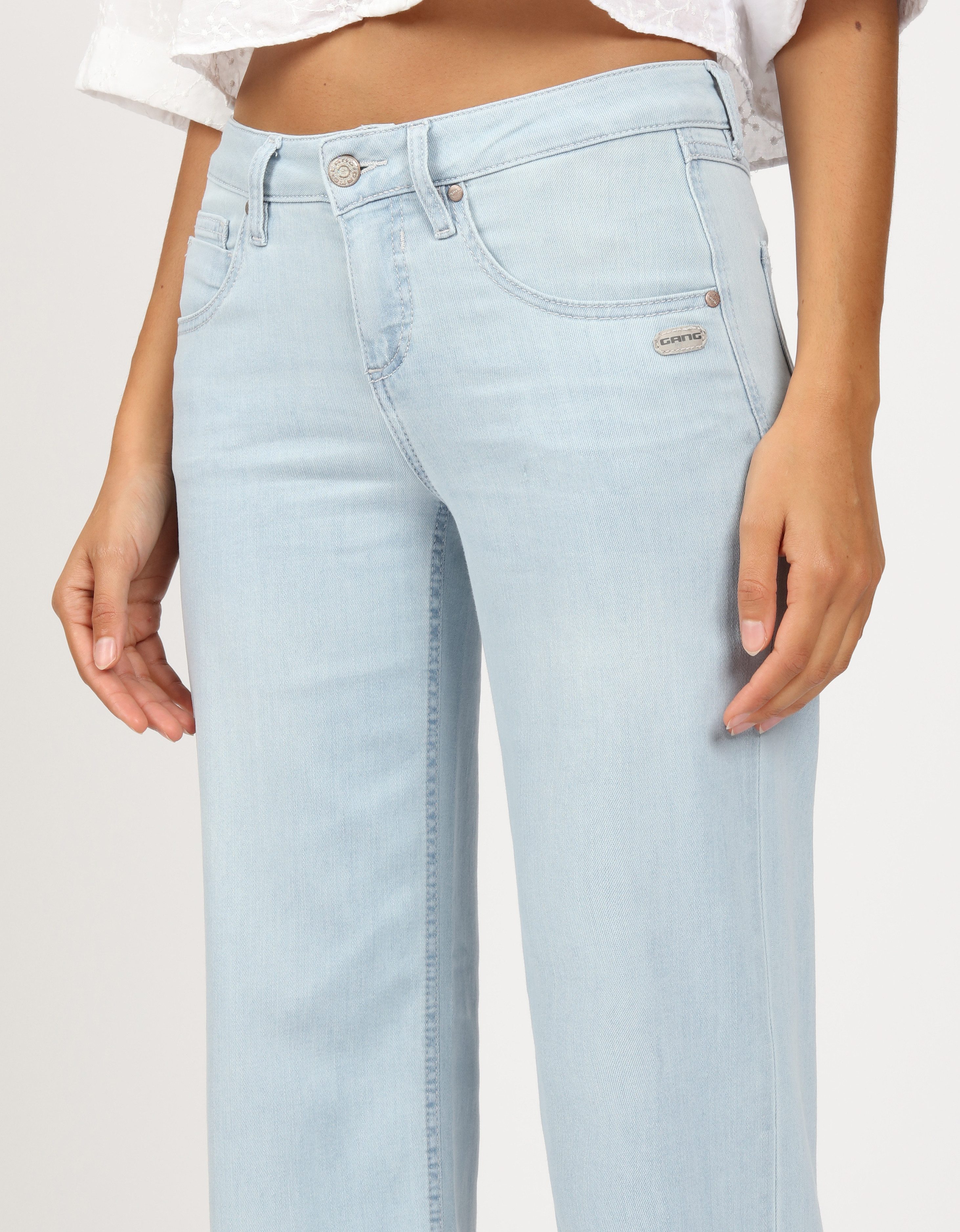 GANG Straight jeans 94RIVER met extra kleine achterzak