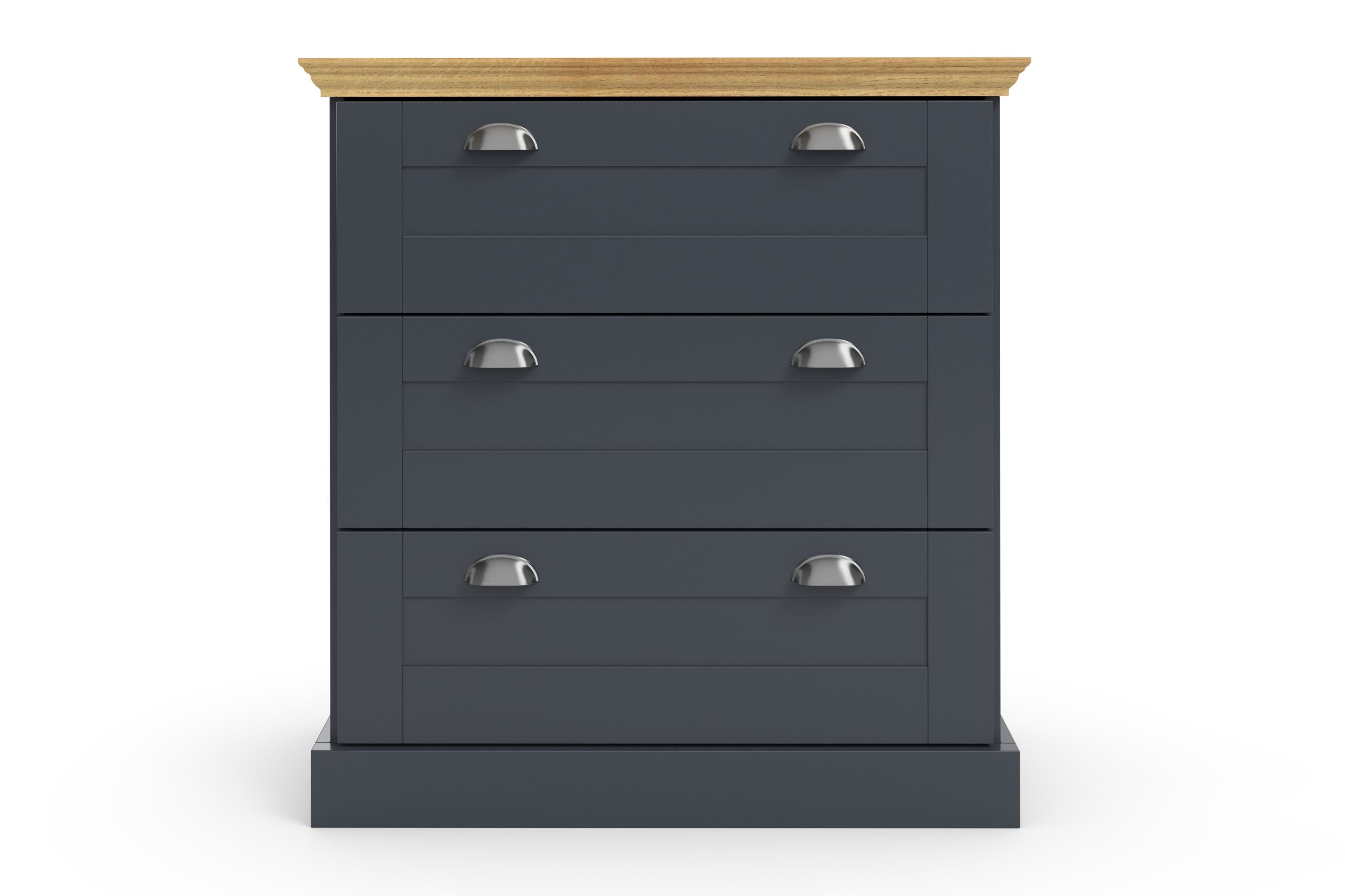 Home affaire Kast Motala met 3 lades, breedte 75 cm, hoogte 80 cm