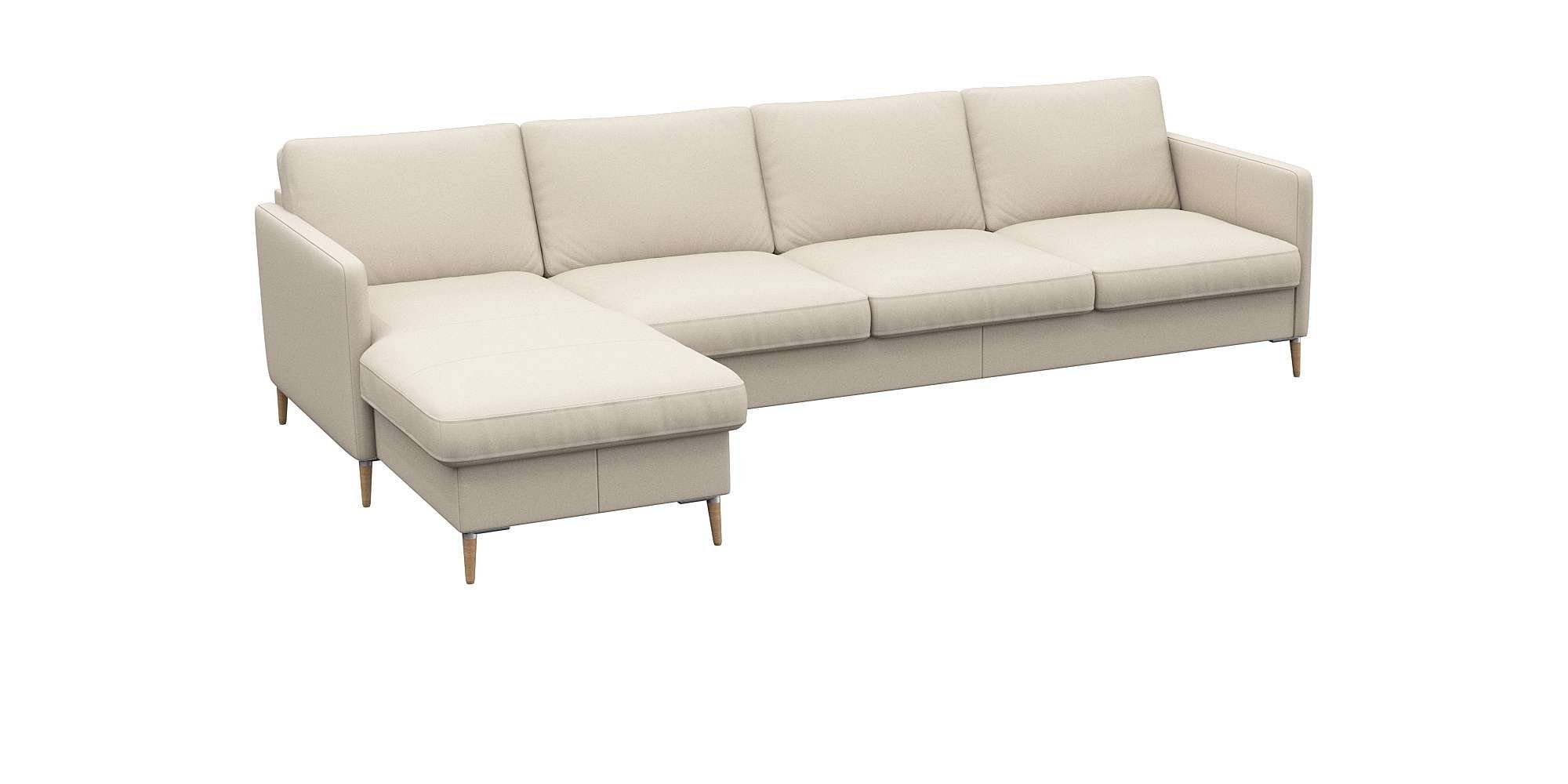 FLEXLUX Hoekbank Fiore, super zitcomfort door koudschuim in de zitting, L-vorm