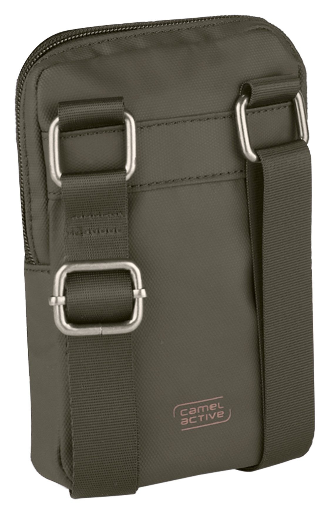 camel active Gsm-tasje Explore waterafstotend gerecycled nylon en reflecterende ritsen