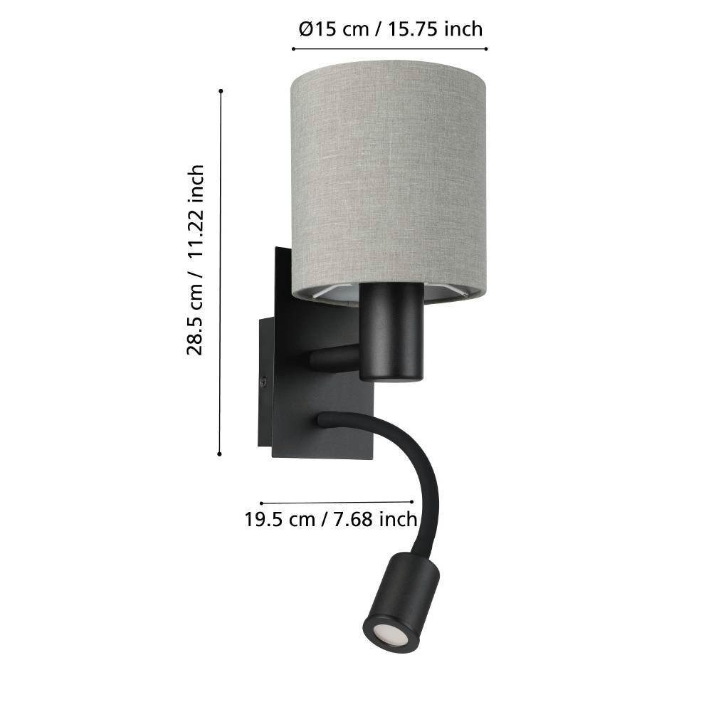 EGLO Wandlamp PASTERI (1 stuk)