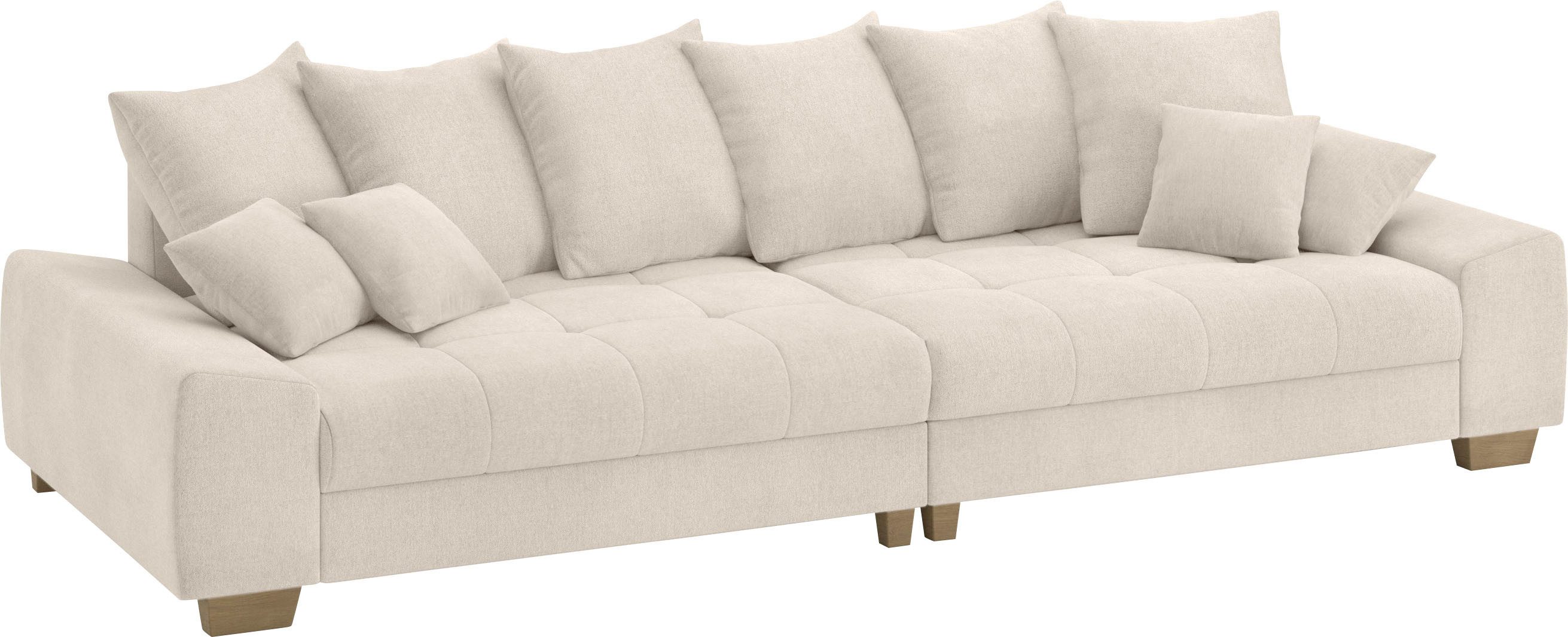 Mr. Couch Megabank Nikita II met koudschuim bekleding tot 140kg belastbaar beige, xxl banken