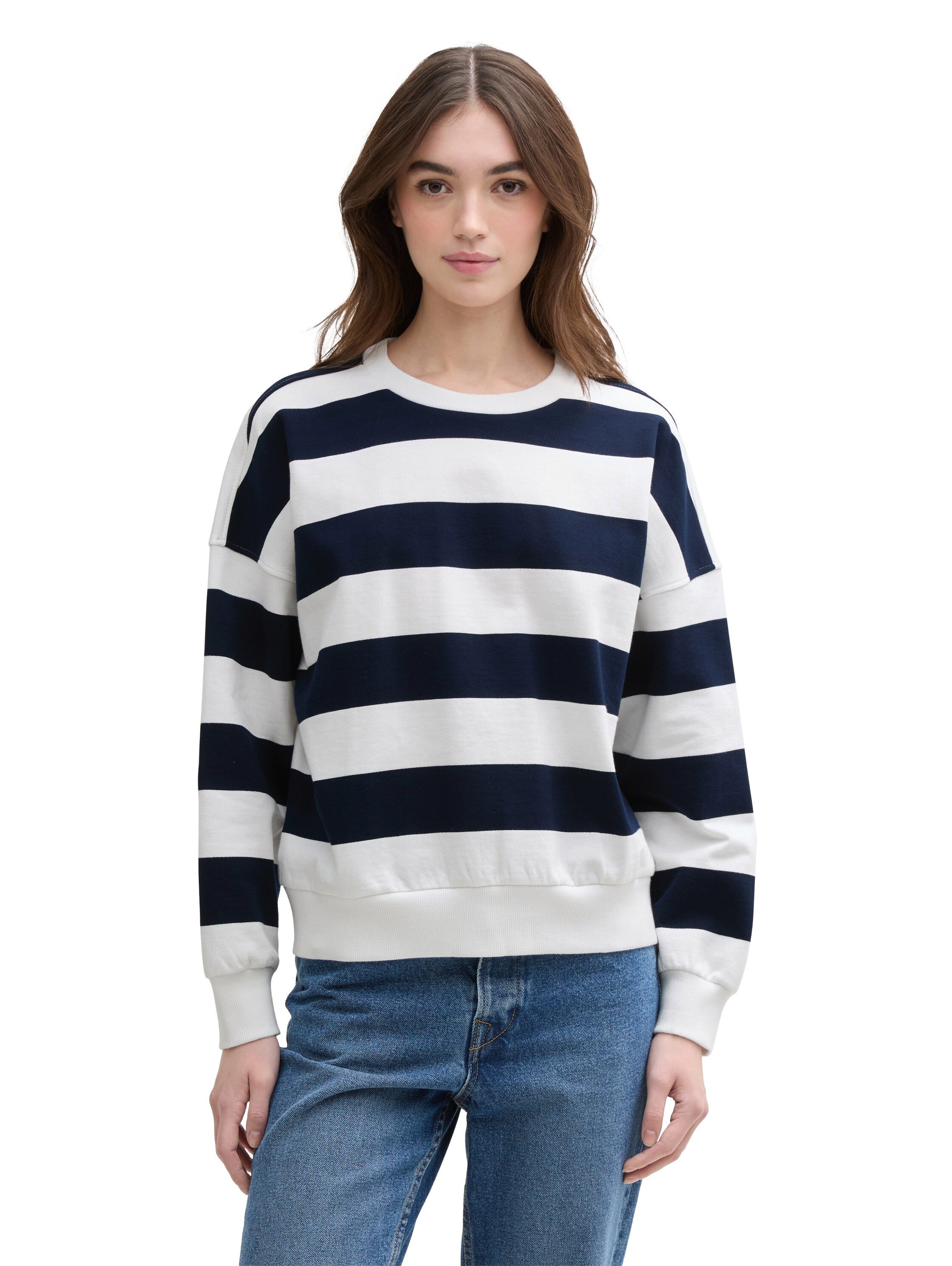 Tom Tailor Denim Sweatshirt van zacht katoen