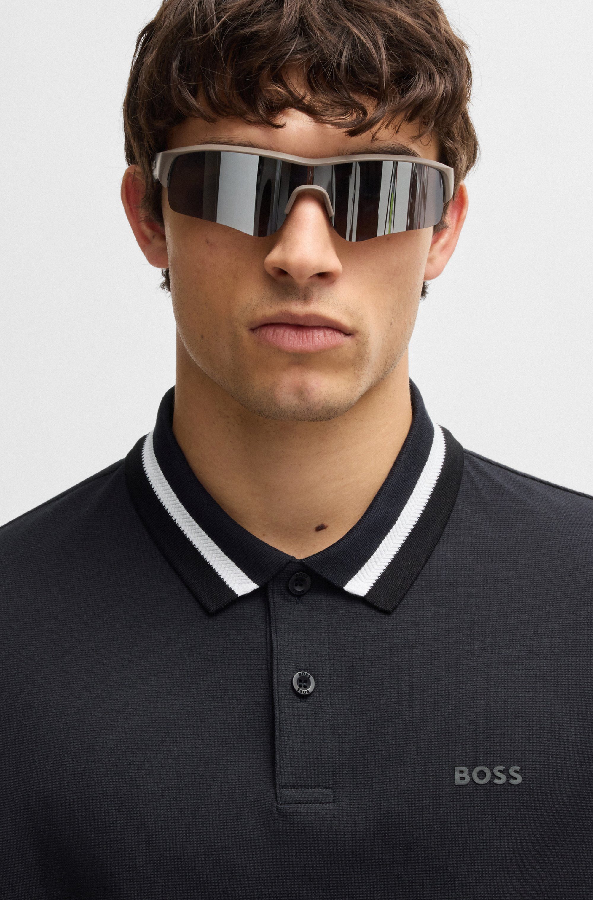 BOSS GREEN Poloshirt Paddy AP Herit met contrastkleurige details