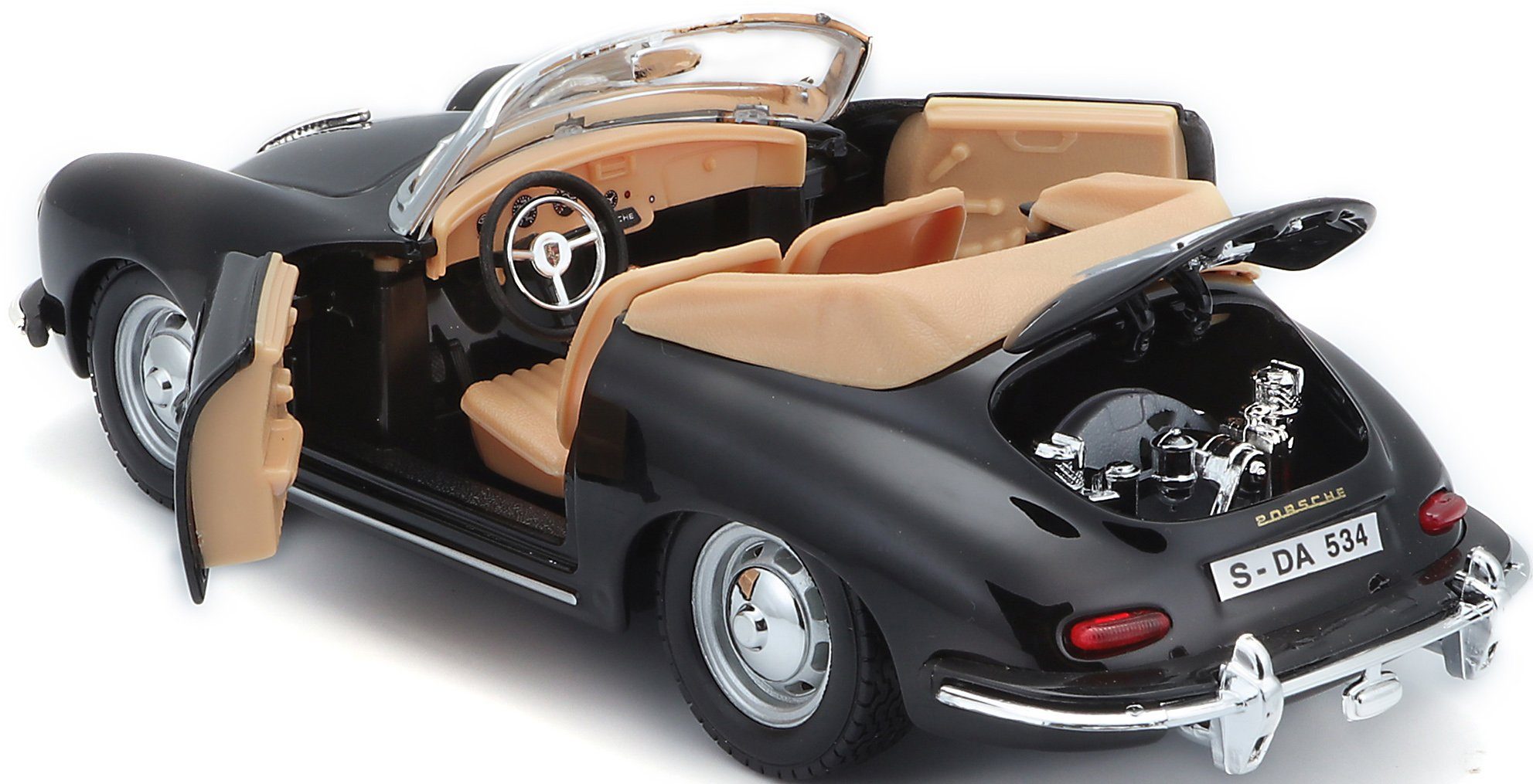 Bburago Auto op schaal Porsche 356B Cabrio (1961)