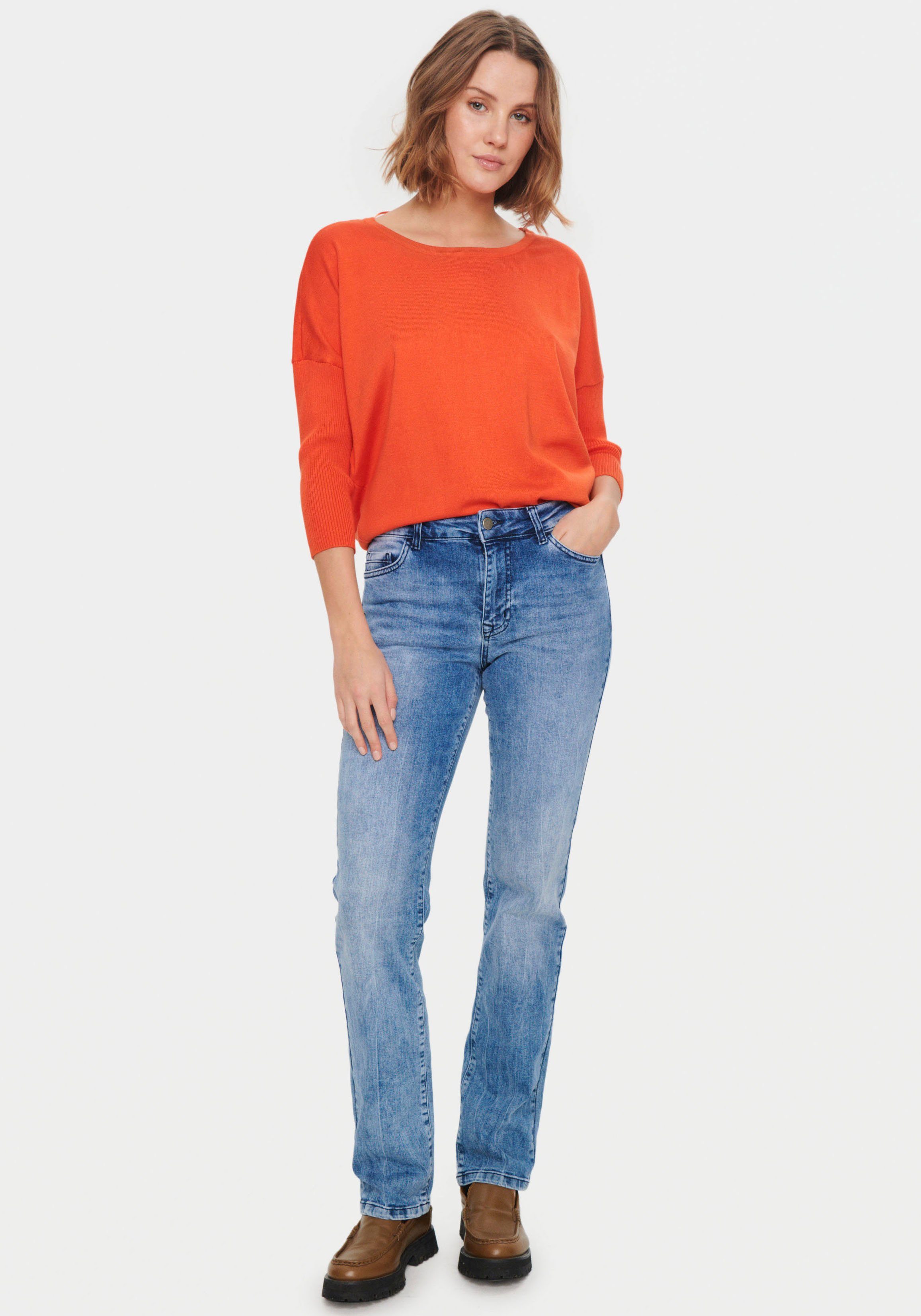 Saint Tropez Trui met ronde hals A2561, MilaSZ R-Neck