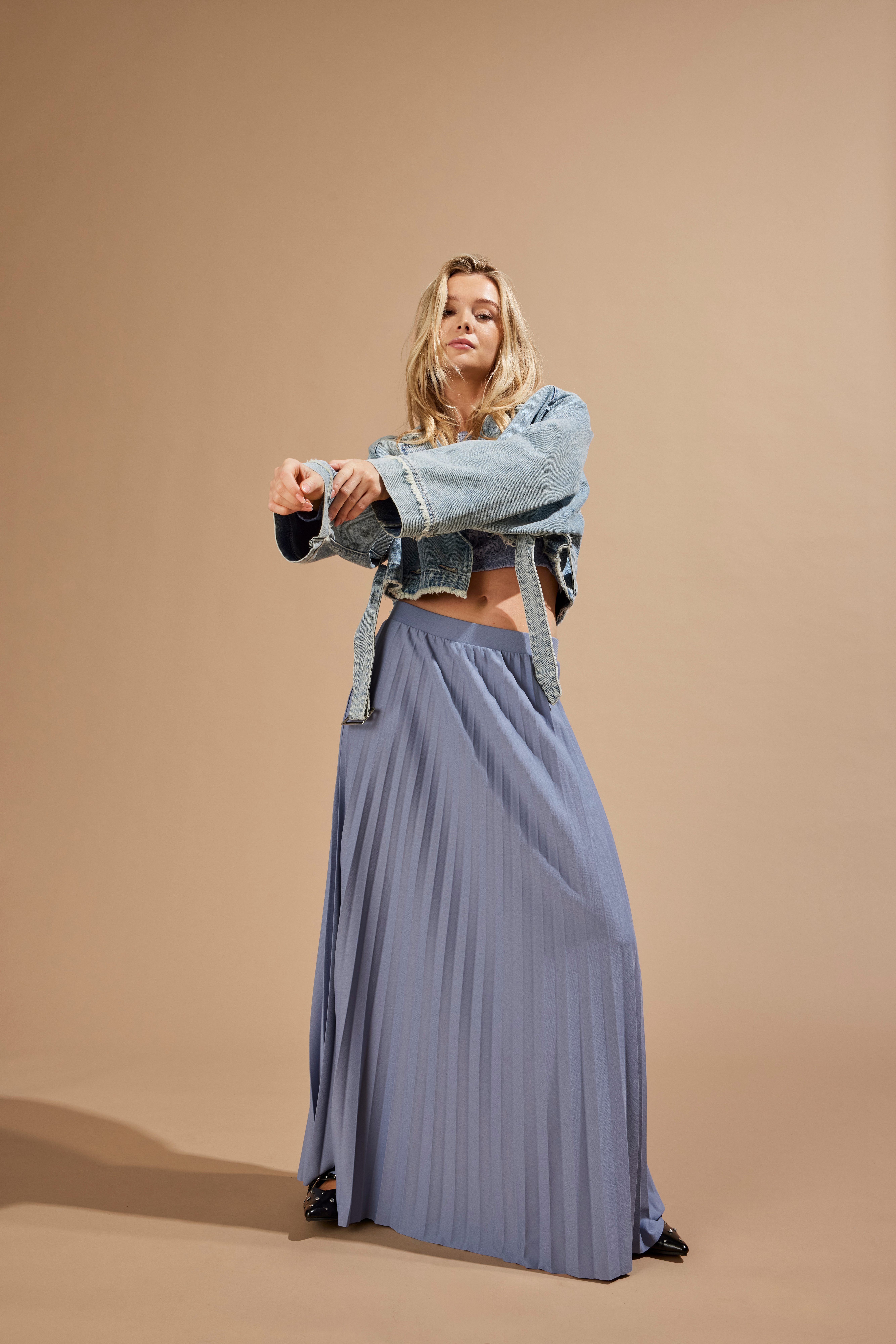 Only Maxirok ONLMELISA LONG SKIRT BOX JRS