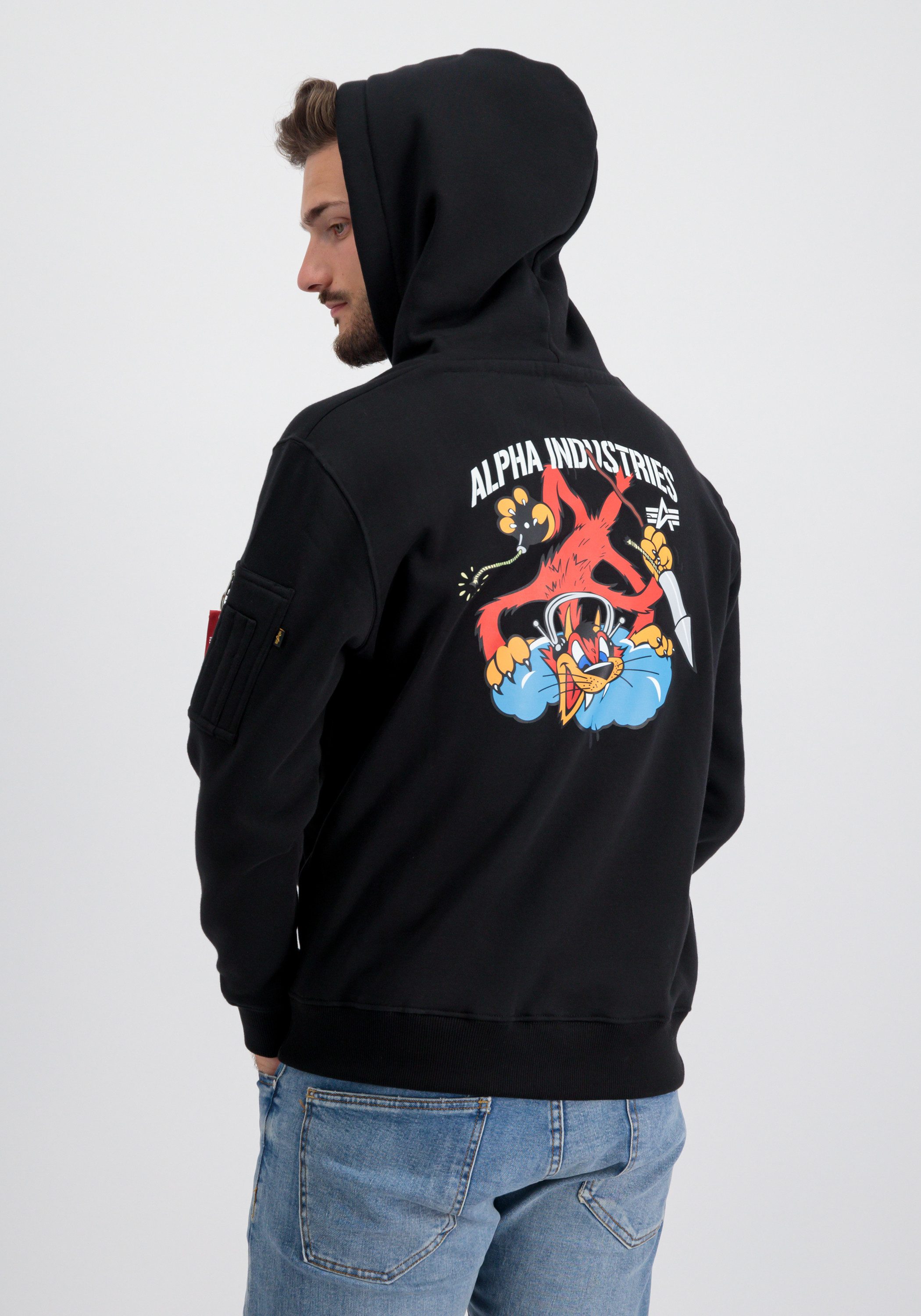 Alpha Industries Hoodie Alpha Industries Men - Hoodies Fighter Squadron Hoodie