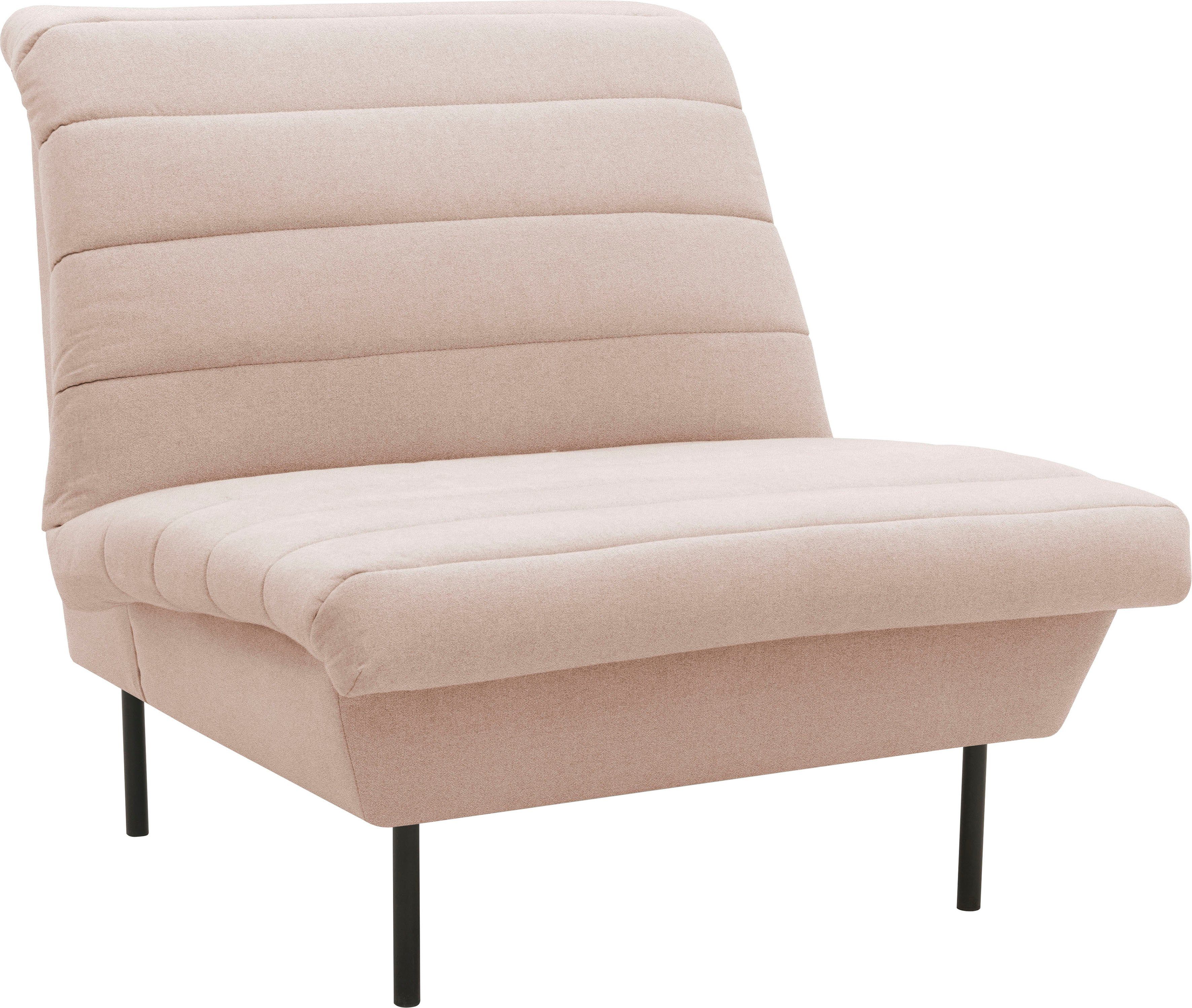 LOOKS BY WOLFGANG JOOP Fauteuil LOOKS IX Breedtestiksels, zonder armleuningen