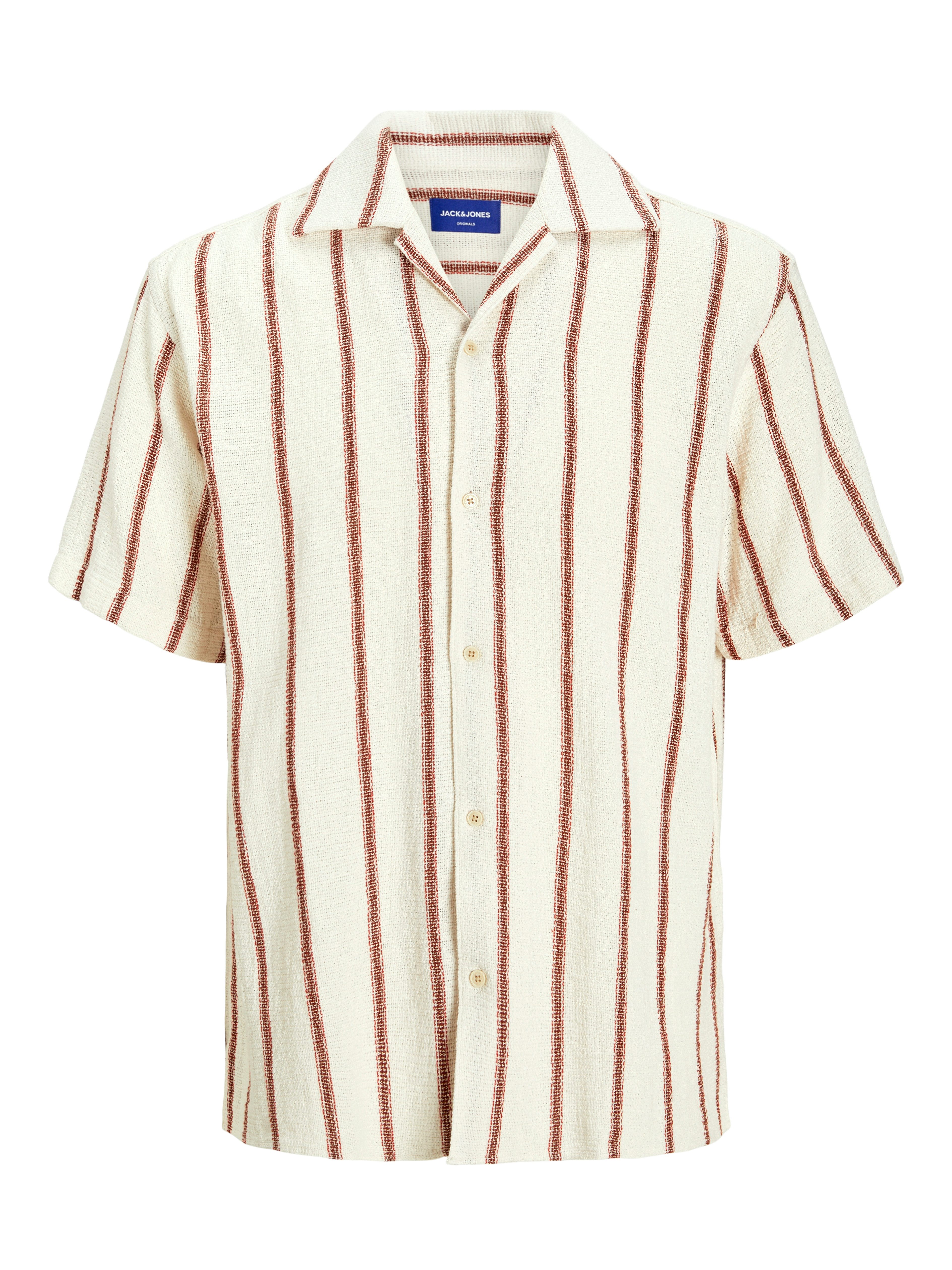 Jack & Jones Overhemd met korte mouwen JORCOBA STRIPE RESORT SHIRT SS SN