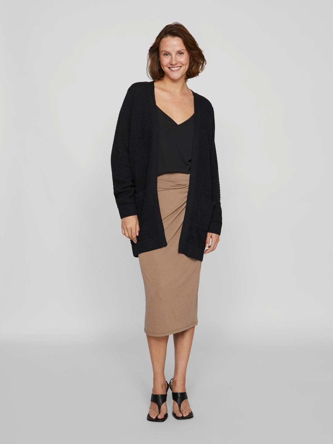 Vila Vest VIDALO L S KNIT CARDIGAN- NOOS