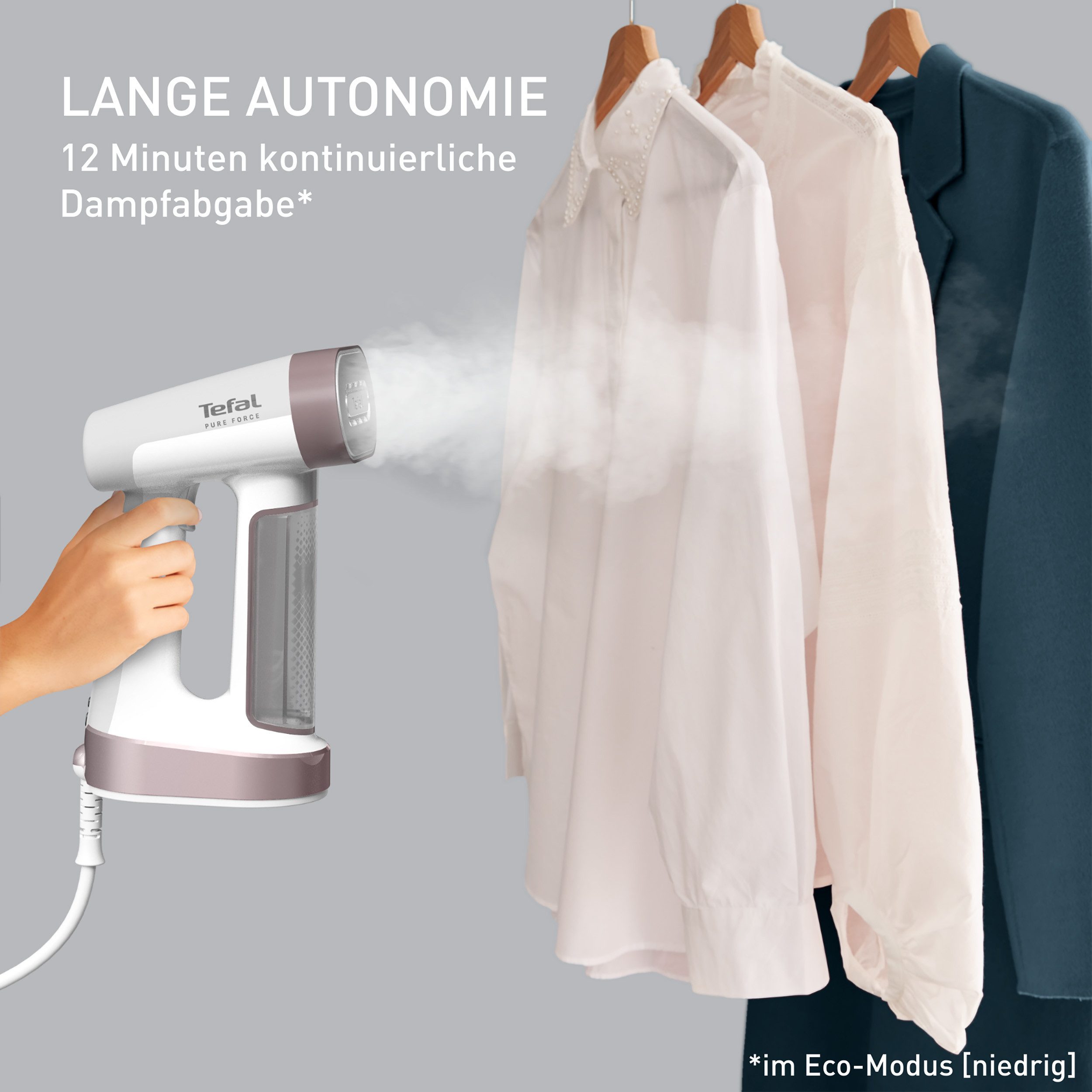 Tefal Stoomborstel DT8720 Pure Force 2-in-1