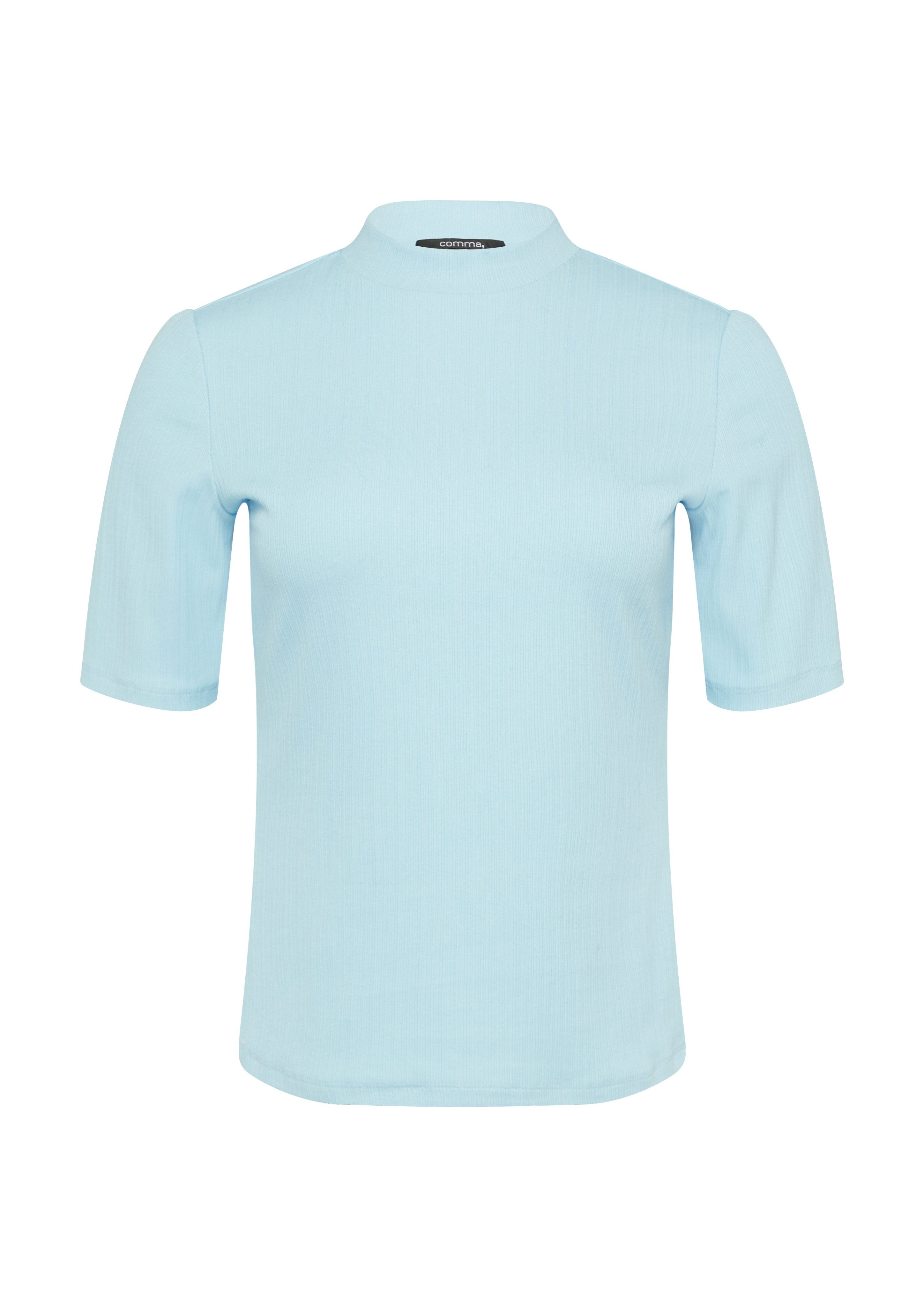 Comma T-shirt in rib-look