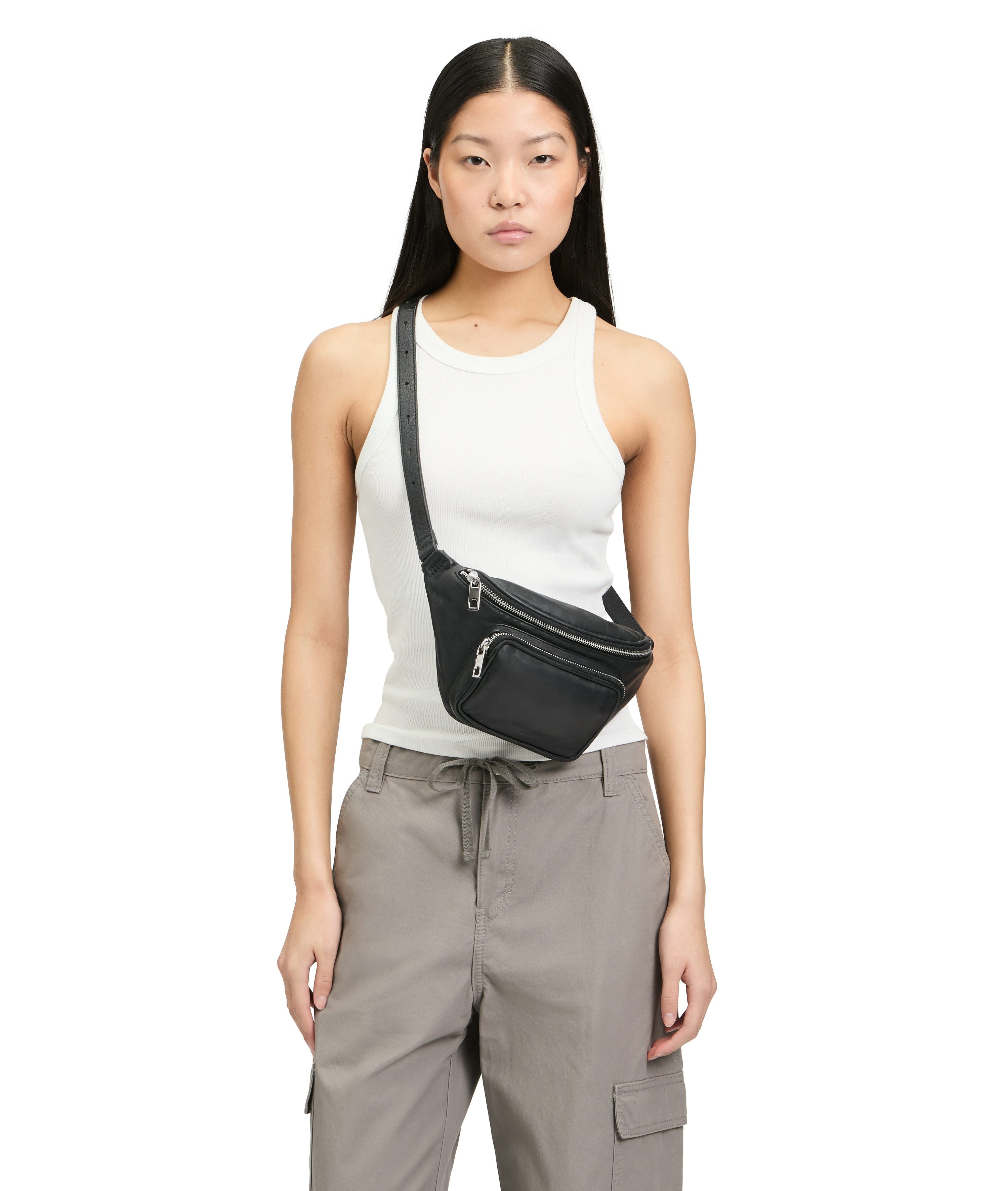 Liebeskind Berlin Buiktasje Beltbag M LILA SHEEP NATURAL