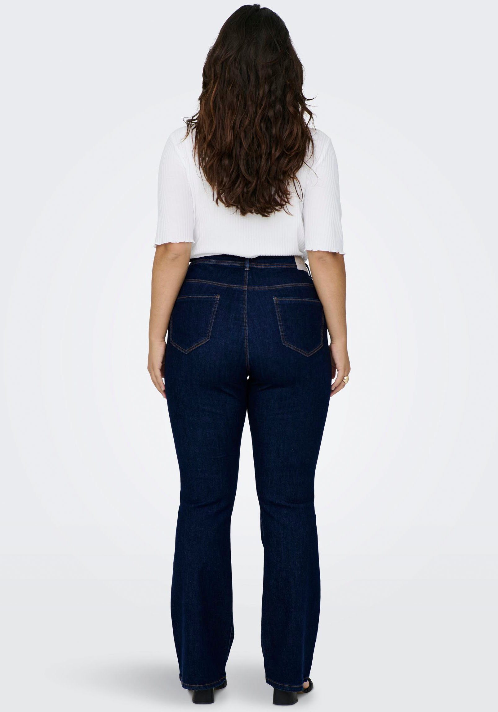 ONLY CARMAKOMA Wijd uitlopende jeans CARSALLY