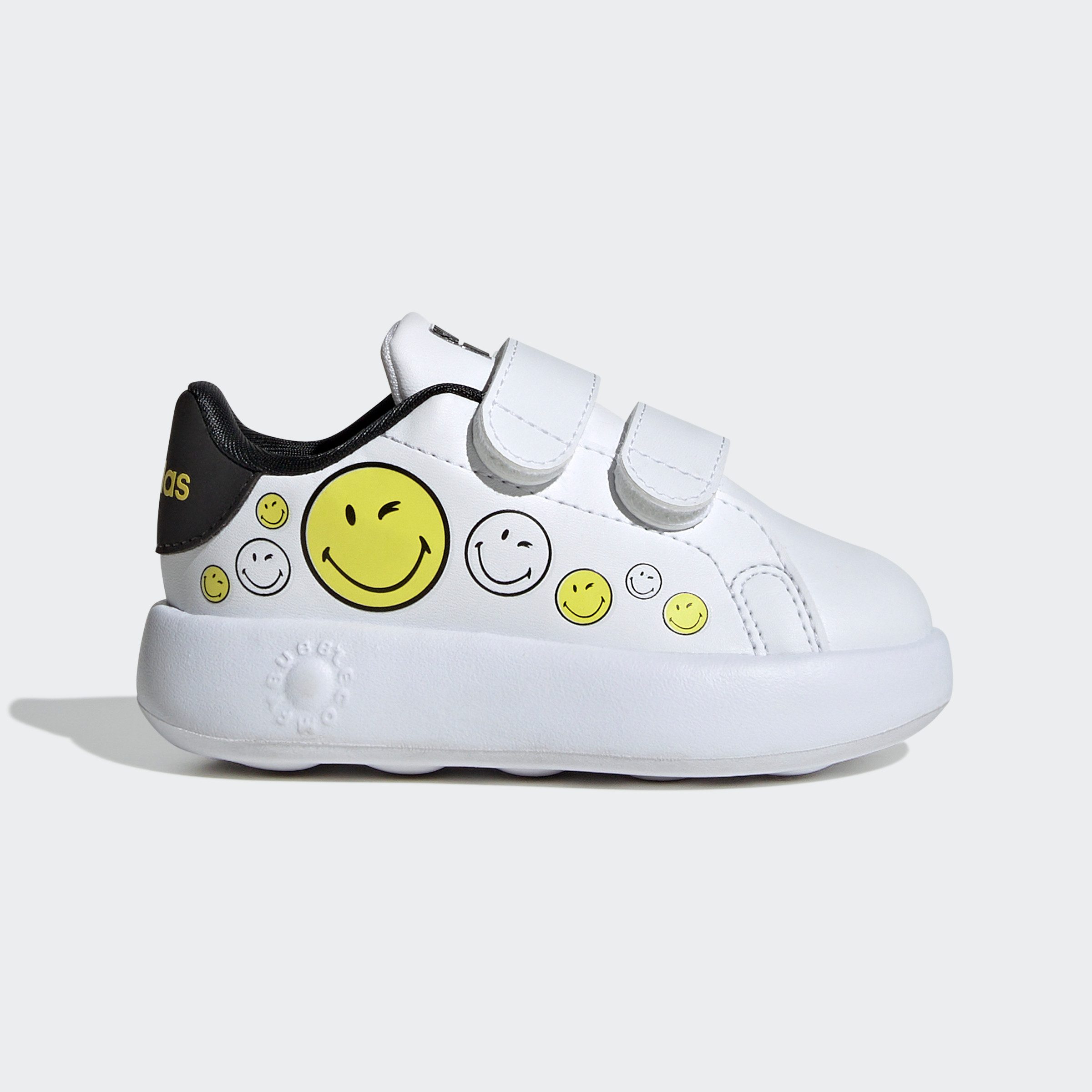 adidas Sportswear Klittenbandschoenen ADIDAS SMILEY ADVANTAGE KIDS Ontwerp geïnspireerd door de adidas Stan Smith, voor kinderen
