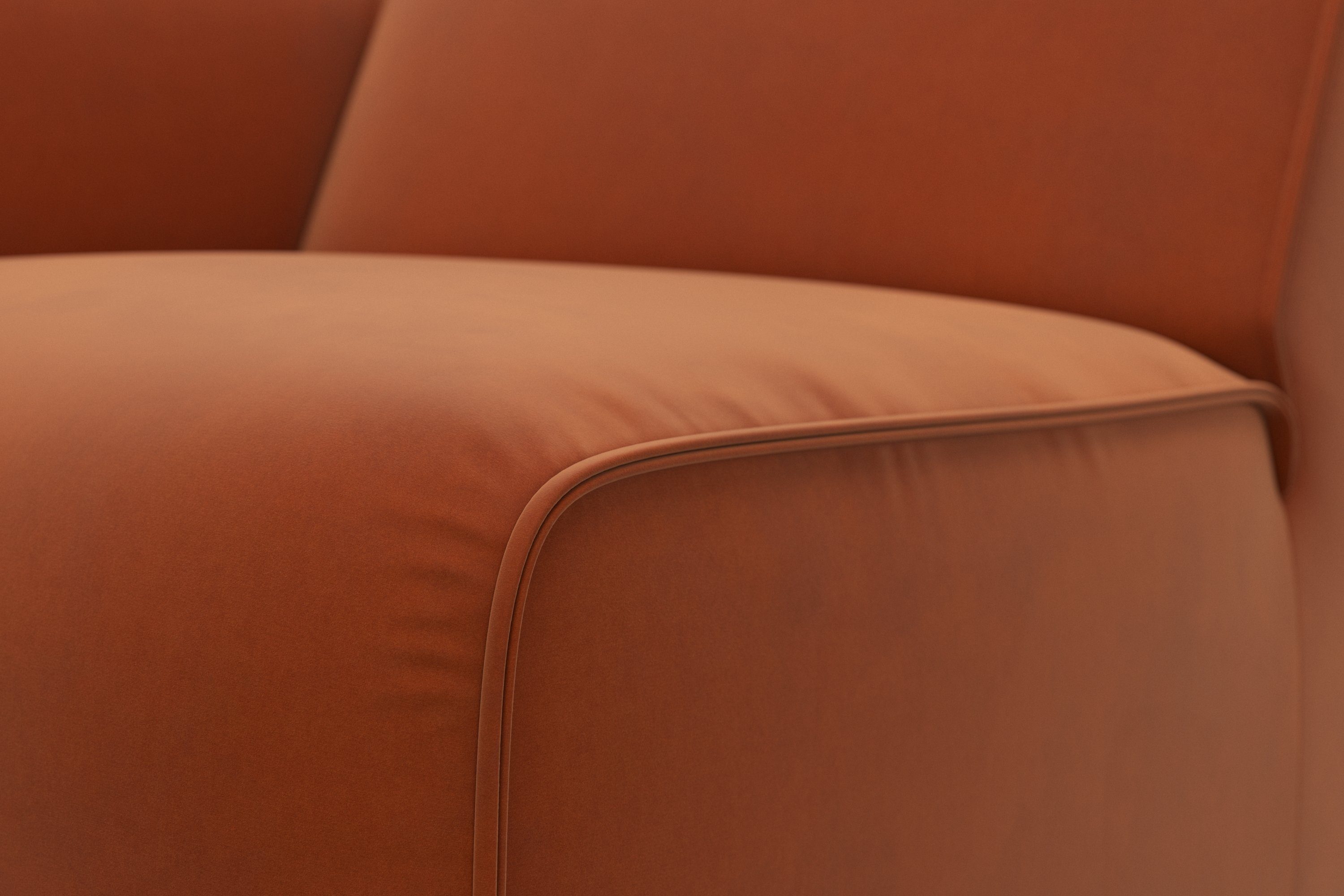 RAUM.ID Fauteuil Merid sofa-hoekelement, afmetingen B/D/H: 109/97/46 cm als module of apart te gebruiken, voor individuele samenstelling
