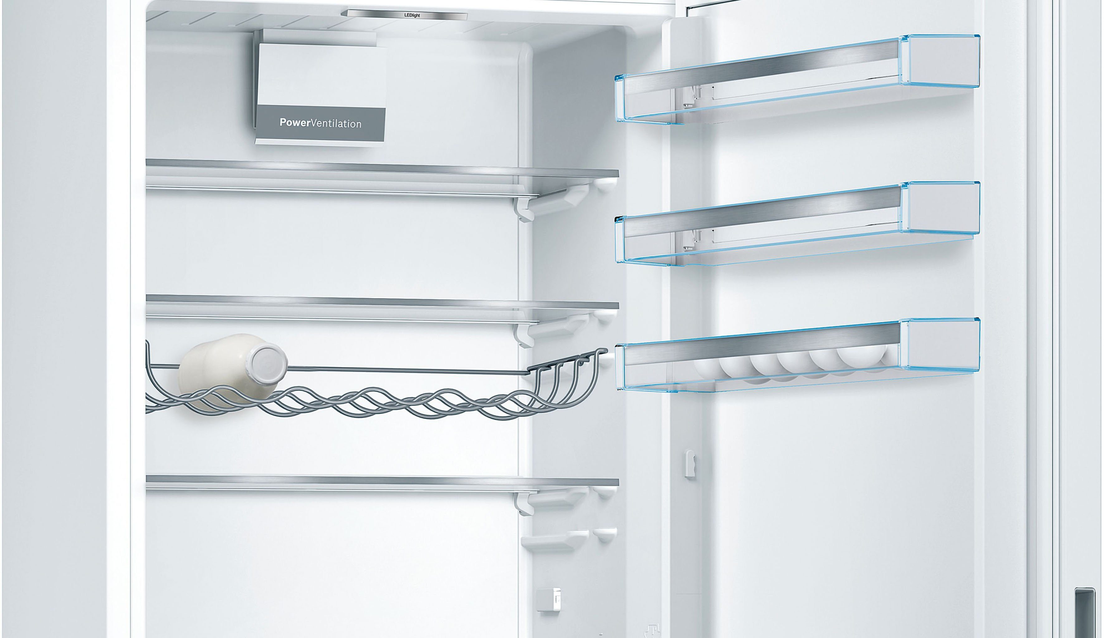 BOSCH Koel-vriescombinatie KGE49AICA XXL capaciteit van 419 liter