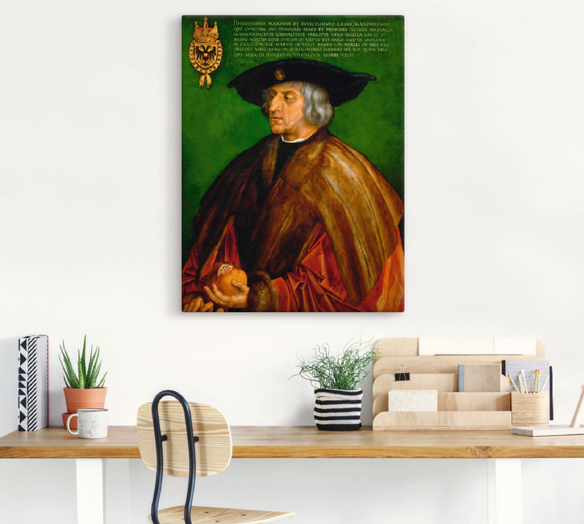 Artland Artprint op linnen Keizer Maximilian I. 1519.