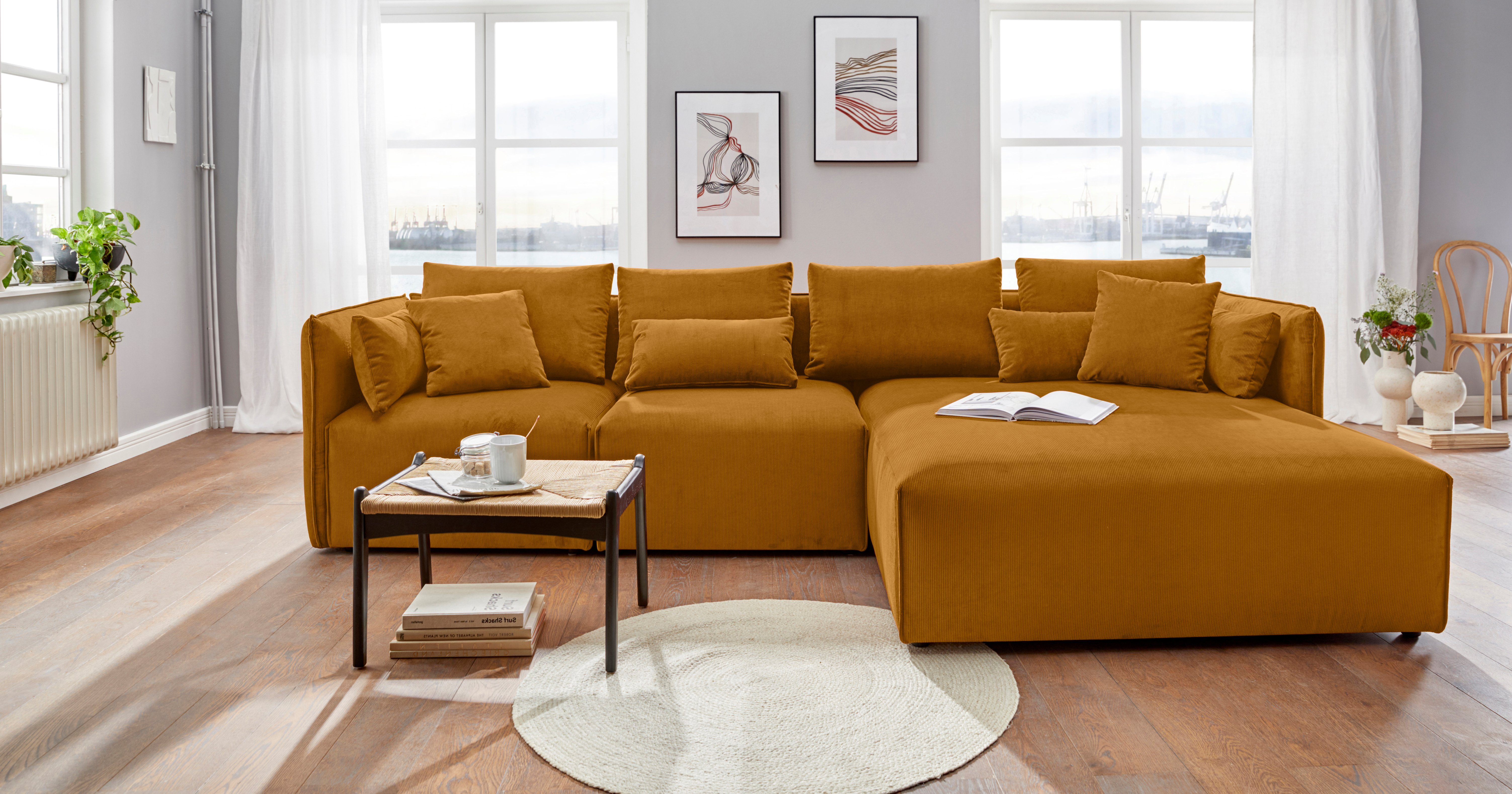andas Ottomane Nöre Lounge-module - om zelf samen te stellen, breedte 138 cm, diepte 168 cm
