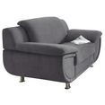 trendmanufaktur fauteuil met extra brede armleuningen, vrij plaatsbaar grijs