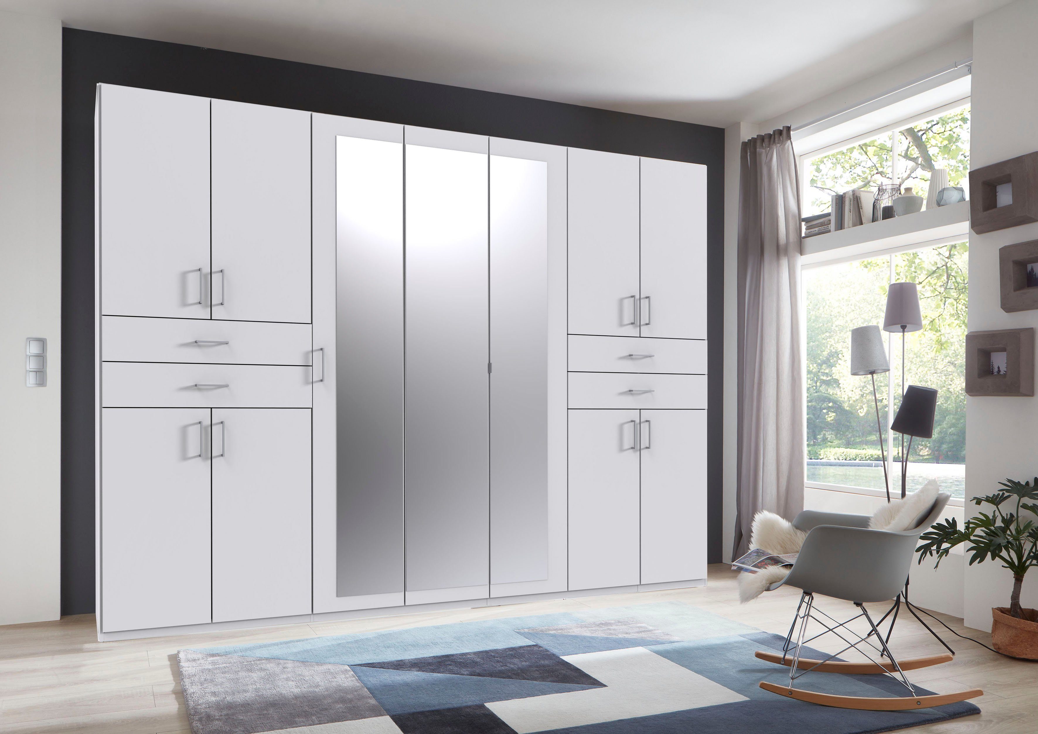 Wimex Kledingkast Taiga kledingkast met spiegel OTTOs Choice besteller met lades op comfortabele hoogte, garderobe slaapkamerkast
