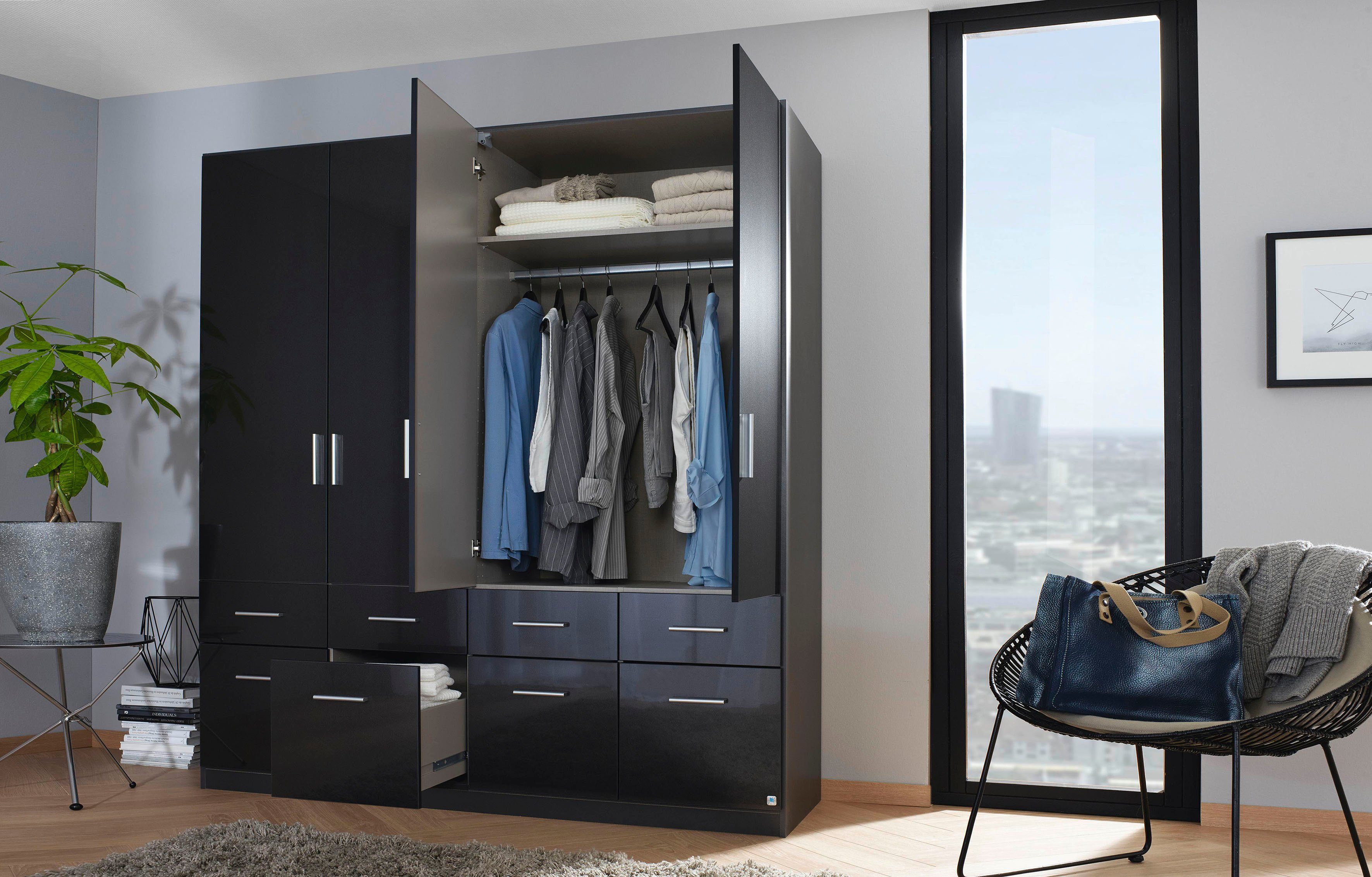 rauch Draaideurkast Celle in 4 breedtes en 2 hoogtes, optioneel met lades made in germany