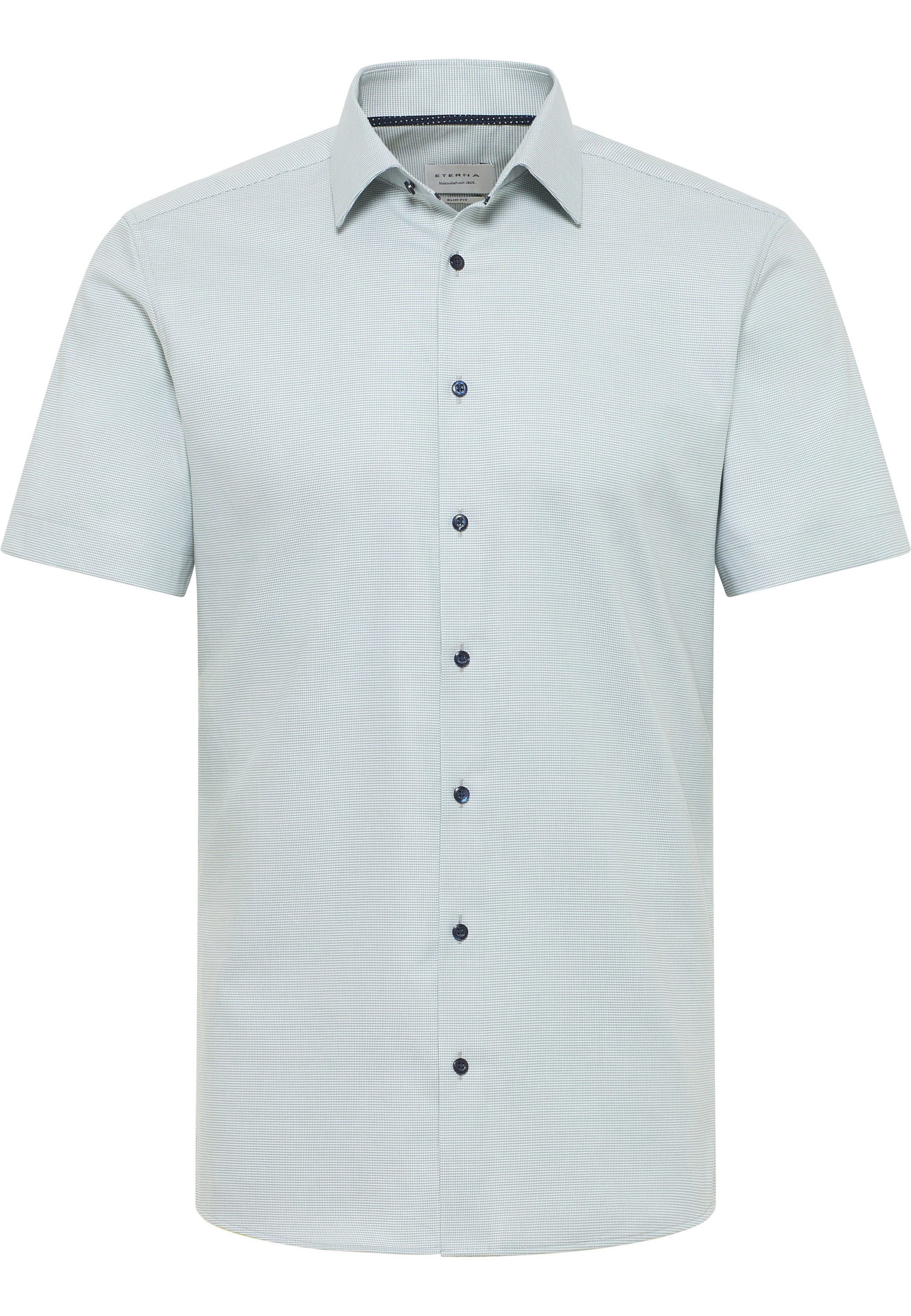 Eterna Overhemd met korte mouwen Slim fit