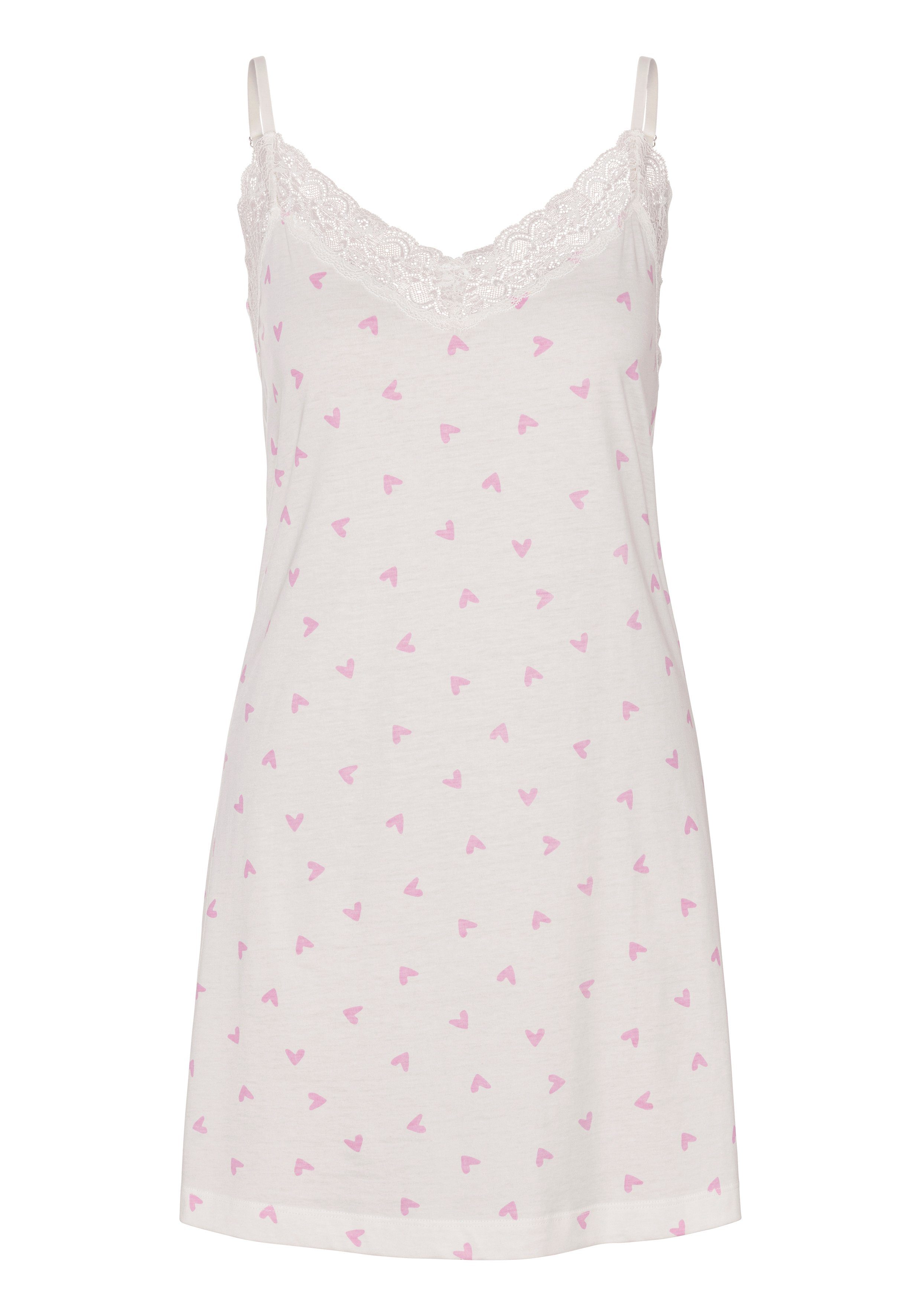s.Oliver RED LABEL Beachwear Negligé met mooie kantdetails