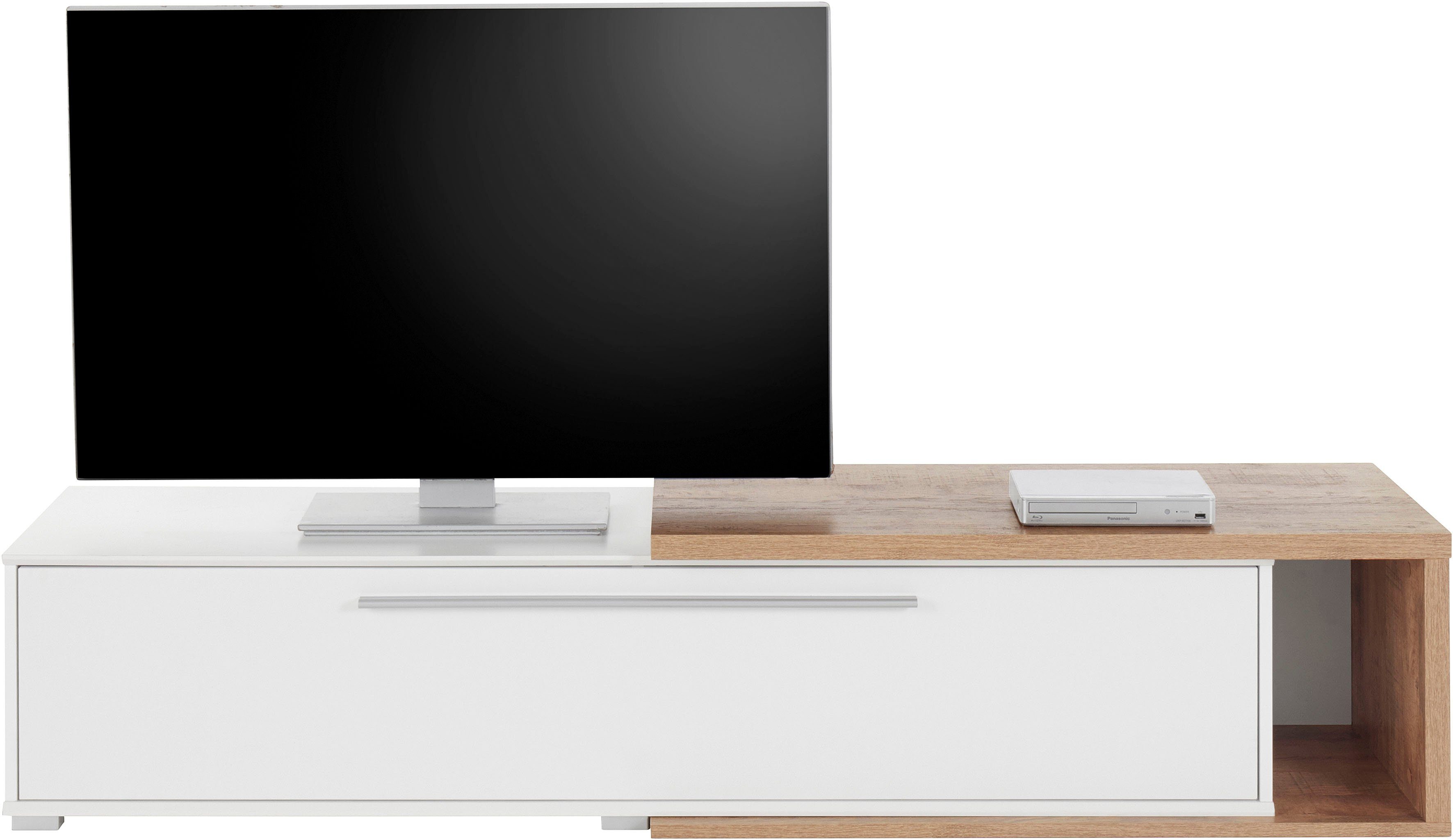 botsen Daarbij film Helvetia Meble Tv-meubel Roof Breedte 181-250 cm nu online kopen | OTTO