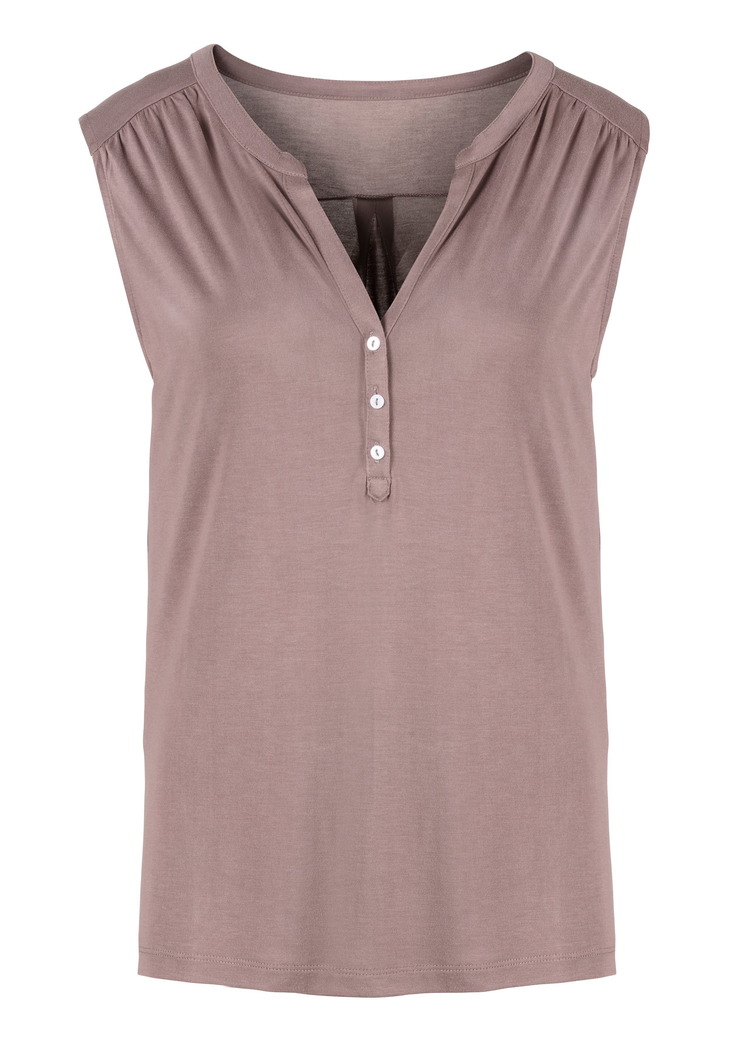 Lascana Shirttop in modieuze blouse-look (2-delig, Set van 2)