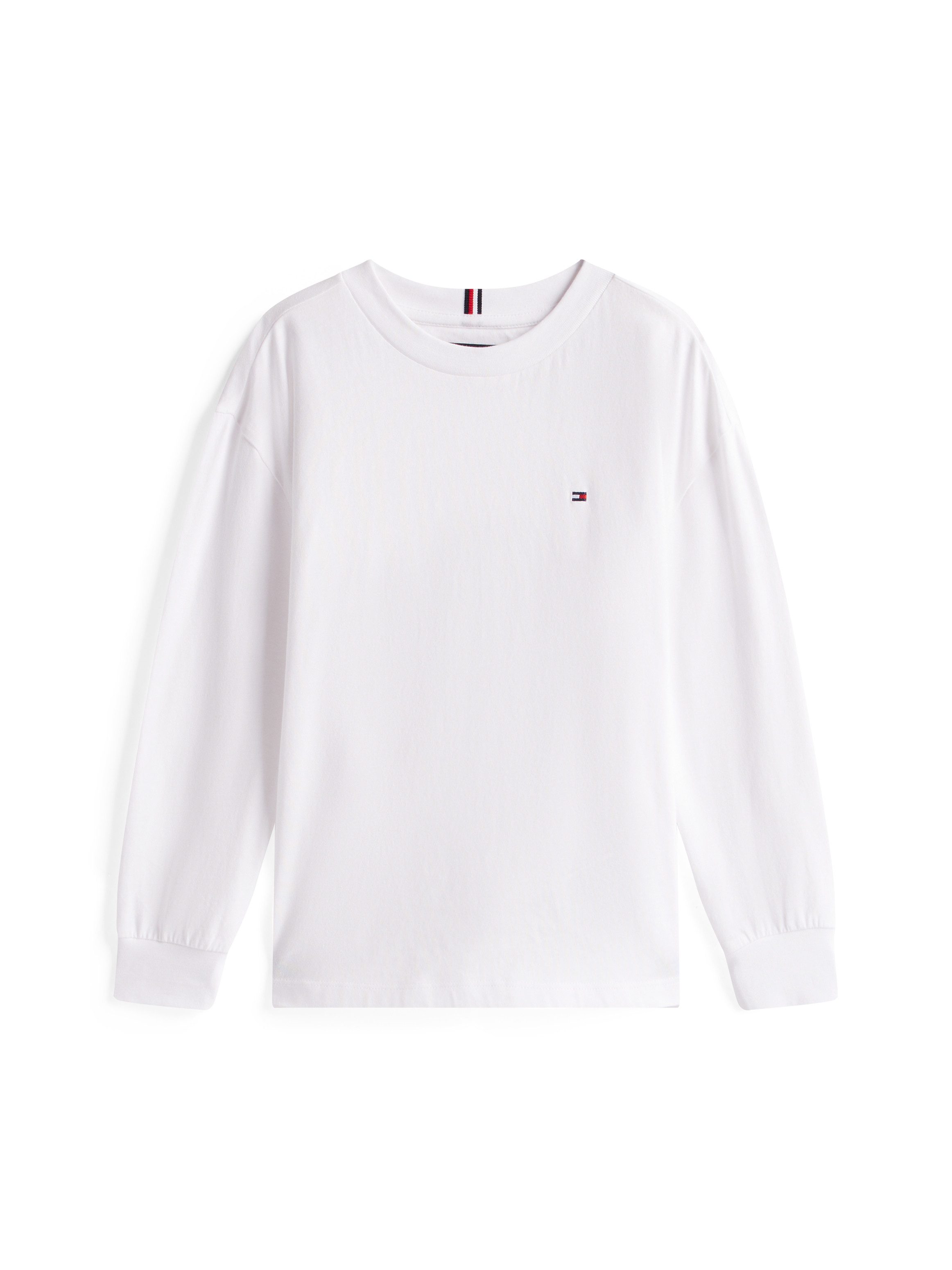 Tommy Hilfiger Shirt met lange mouwen ESSENTIAL T-SHIRT LS voor kinderen tot 16 jaar, merklogo