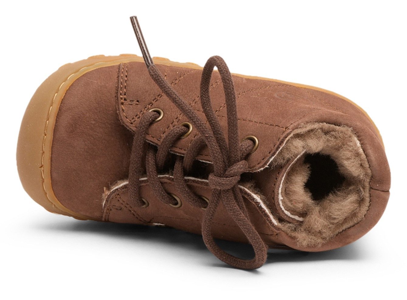Bisgaard Babyschoentjes Hale l lamb Babyschoen, veterschoen, winterlaars met verwarmende lamswol