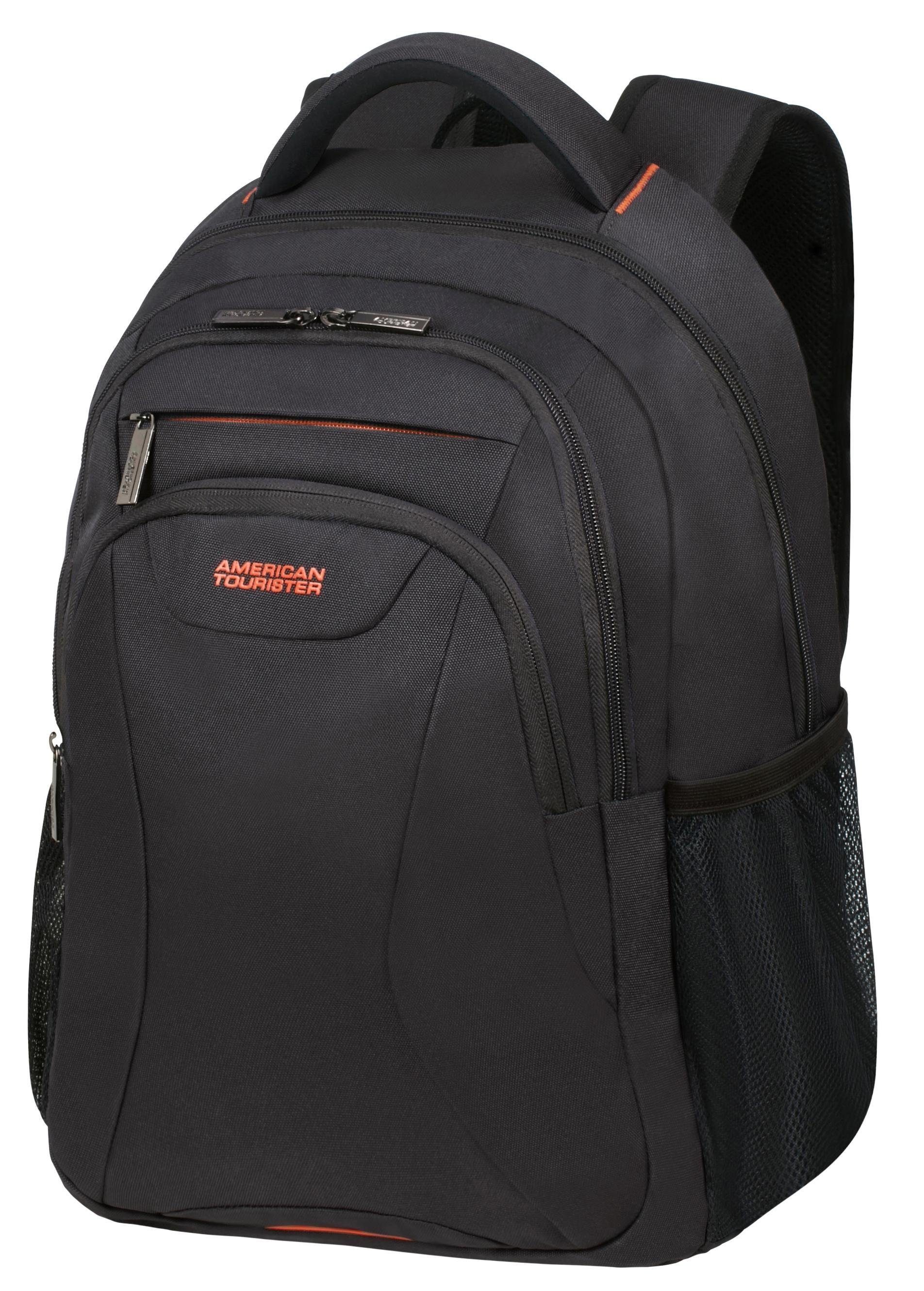 American Tourister Laptoprugzak AT WORK black orange Vrijetijds rugzak werk rugzak laptop rugzak