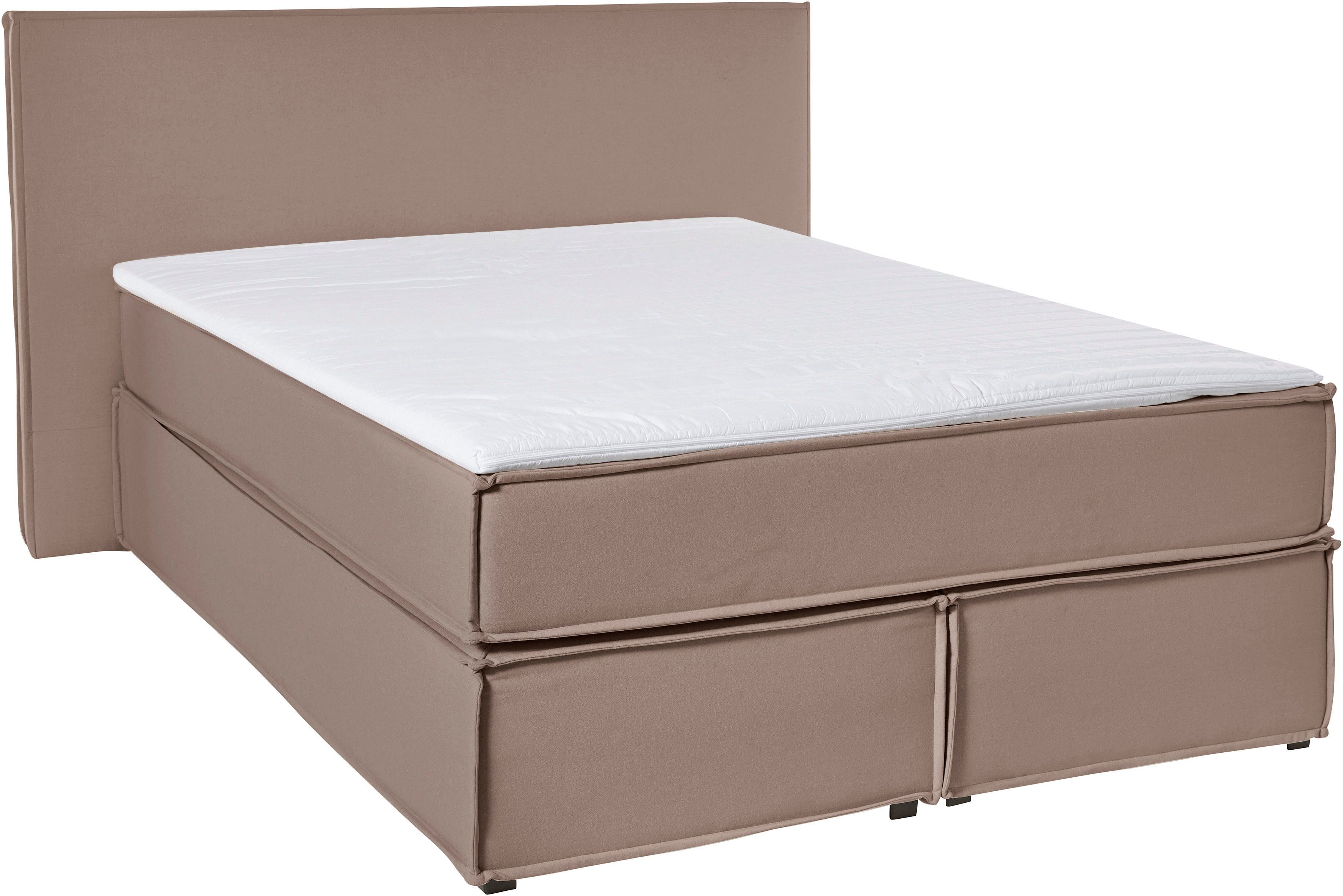 LeGer Home by Lena Gercke Boxspring Yuma incl. topmatras, in 4 breedten, 3 matrassoorten en elk 2 hardheden