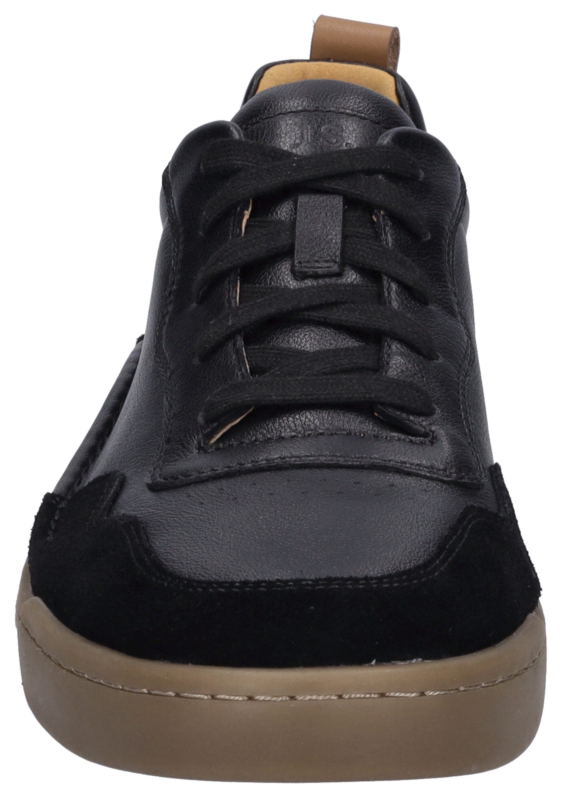 Josef Seibel Sneakers Cleve 01 , vrijetijdsschoen, retro sneaker, veterschoen met schoenwijdte breed