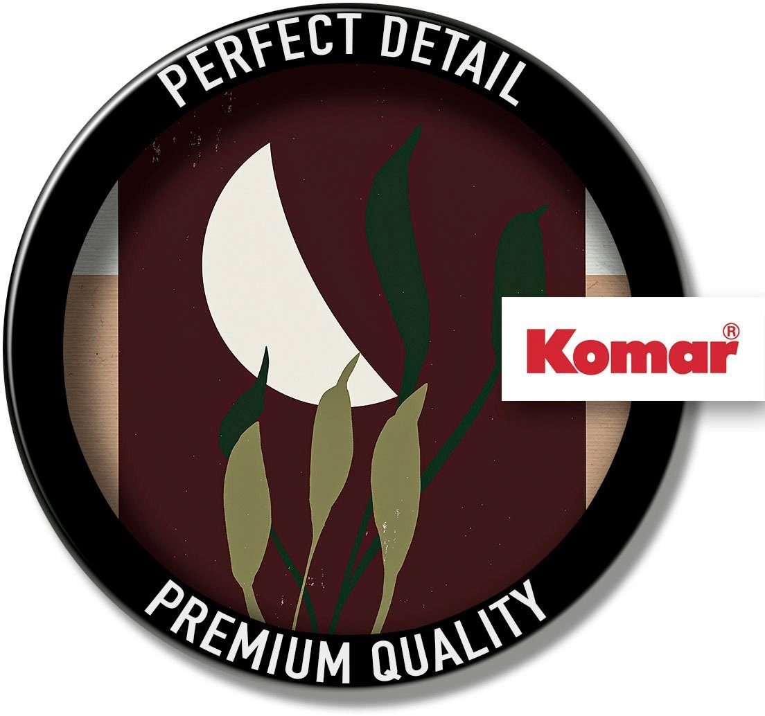Komar Wanddecoratie Silence Half Moon Wanddecoratie - zonder lijst (1 stuk)