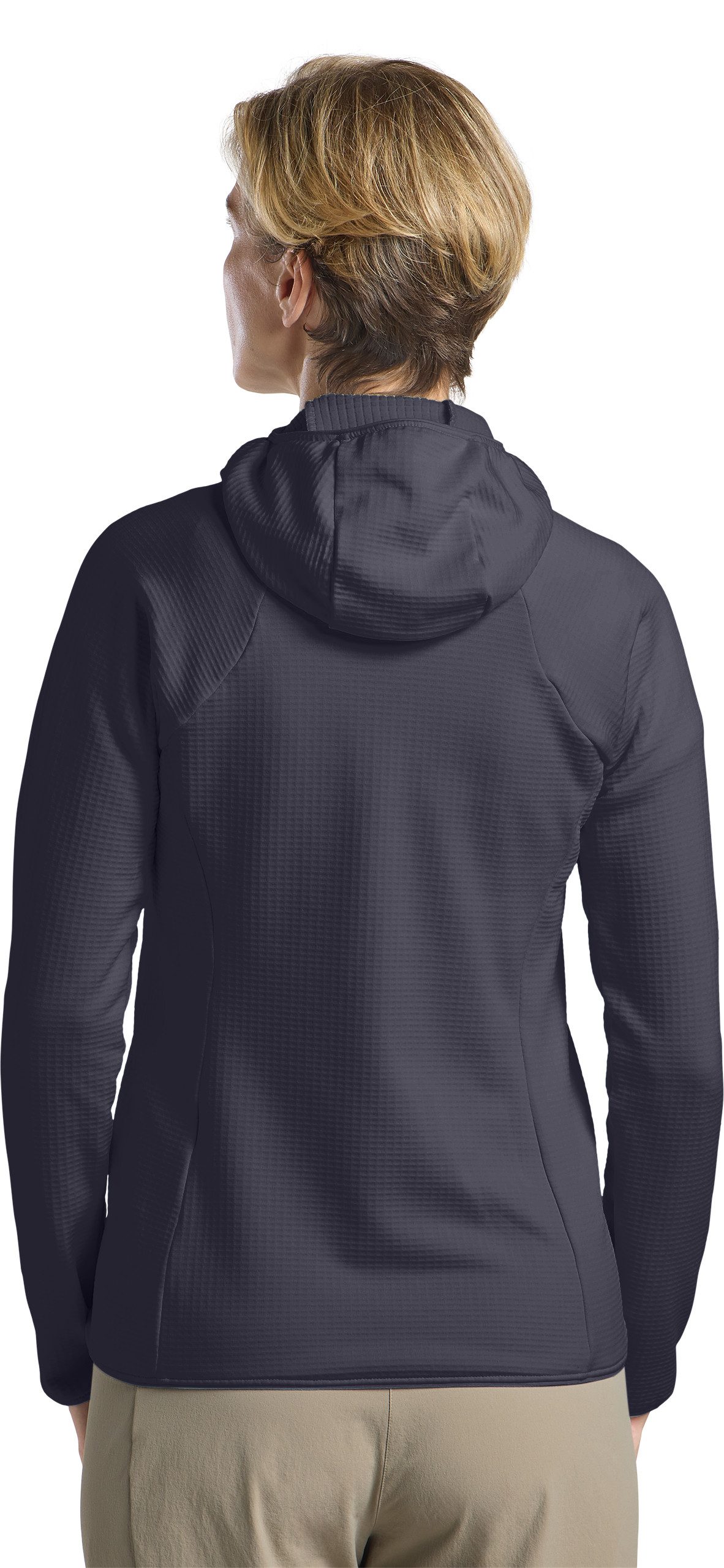 Jack Wolfskin Fleecejack met capuchon KOLBENBERG HOODED FZ W Gaasfleece, overgangsjas, ademend