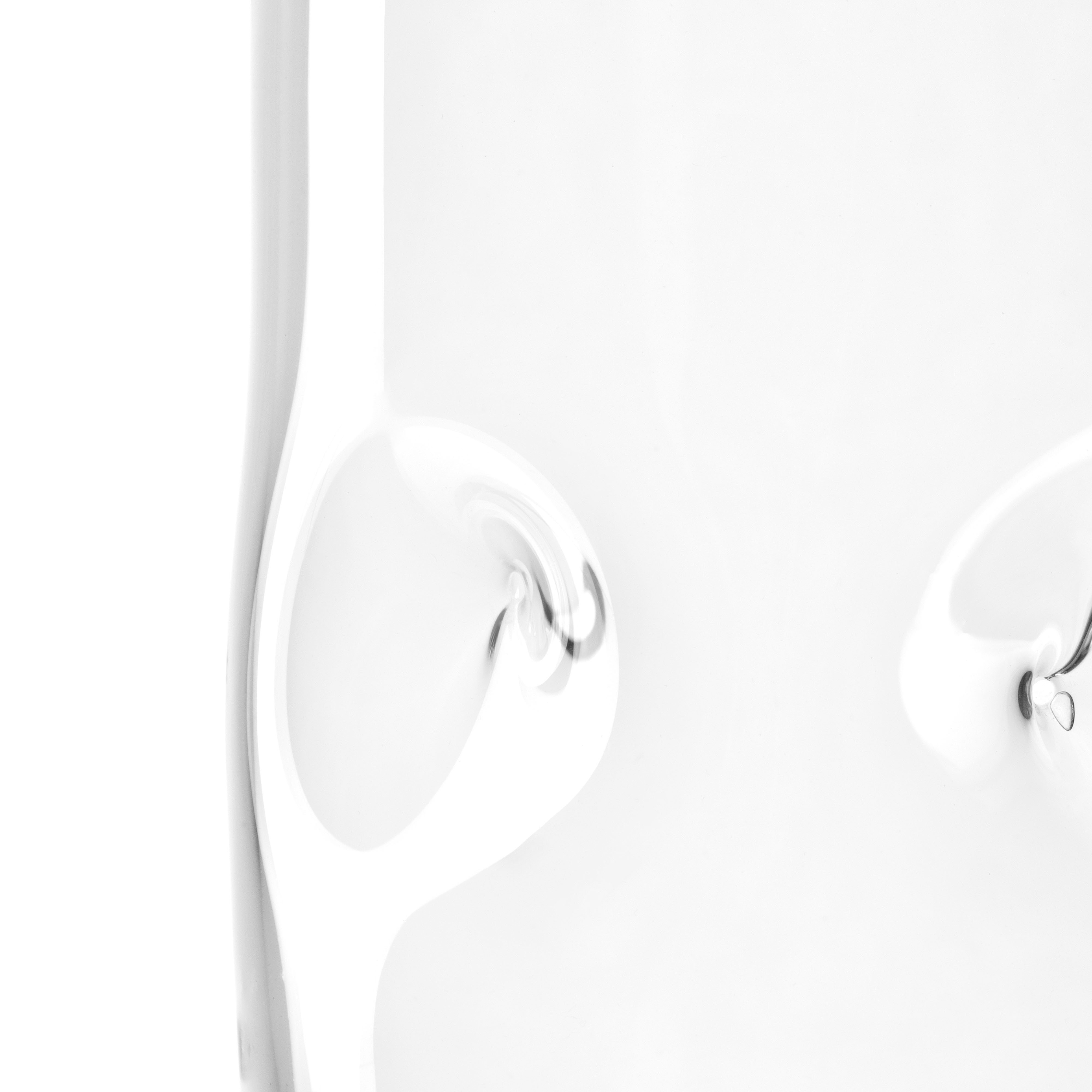 LEONARDO Glazenset Drinkglas VESUVIO, 300 ml, 4-stuks set conische vorm, opvallend design - met inkepingen (set, 4-delig)