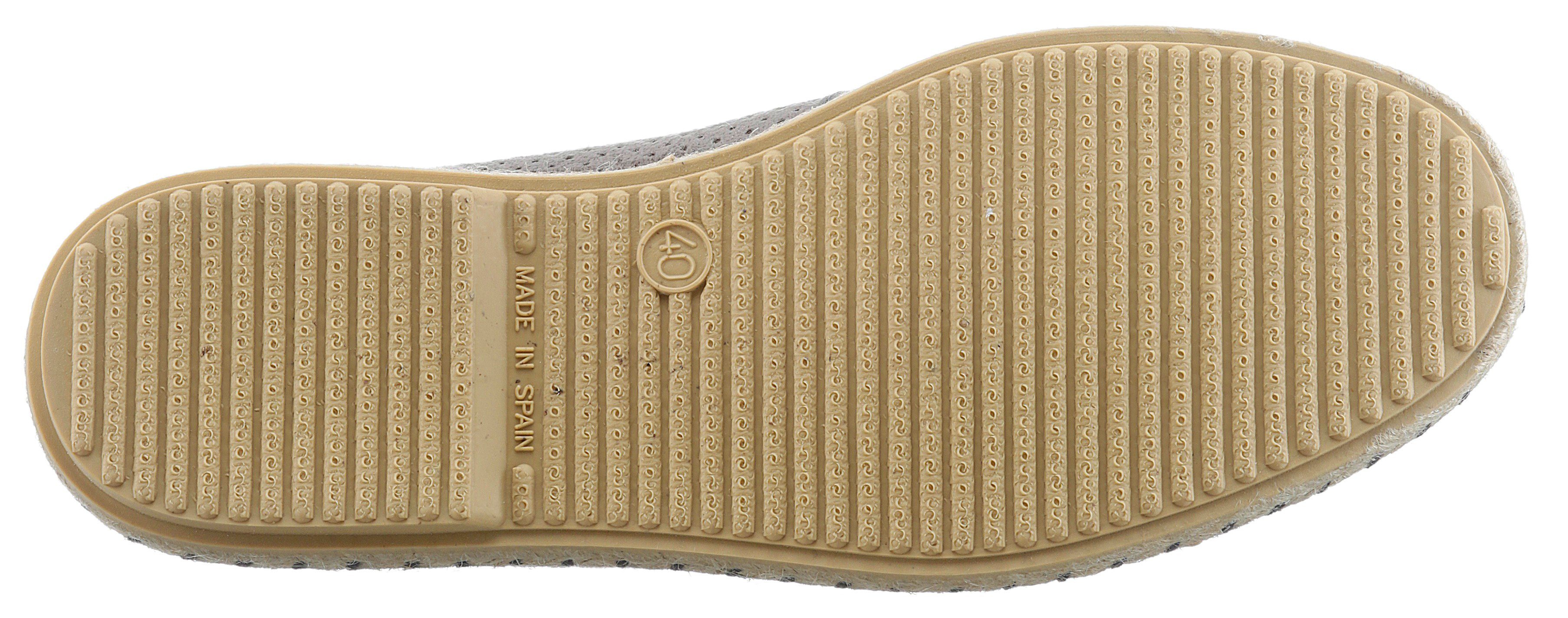VERBENAS Espadrilles Tom Pacific , loafer, slip-on, zomerschoen, strandschoen met stretch inzetstukken